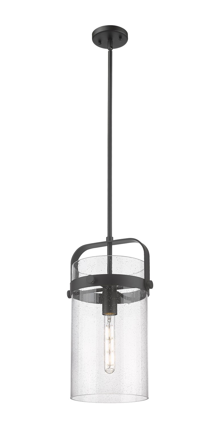 One Light Mini Pendant by Innovations - Downtown Urban Collection, Matte Black Finish - 413-1SM-BK-G413-1S-8SDY