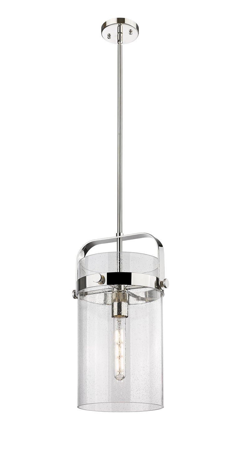 One Light Mini Pendant by Innovations - Downtown Urban Collection, Polished Nickel Finish - 413-1SM-PN-G413-1S-8SDY