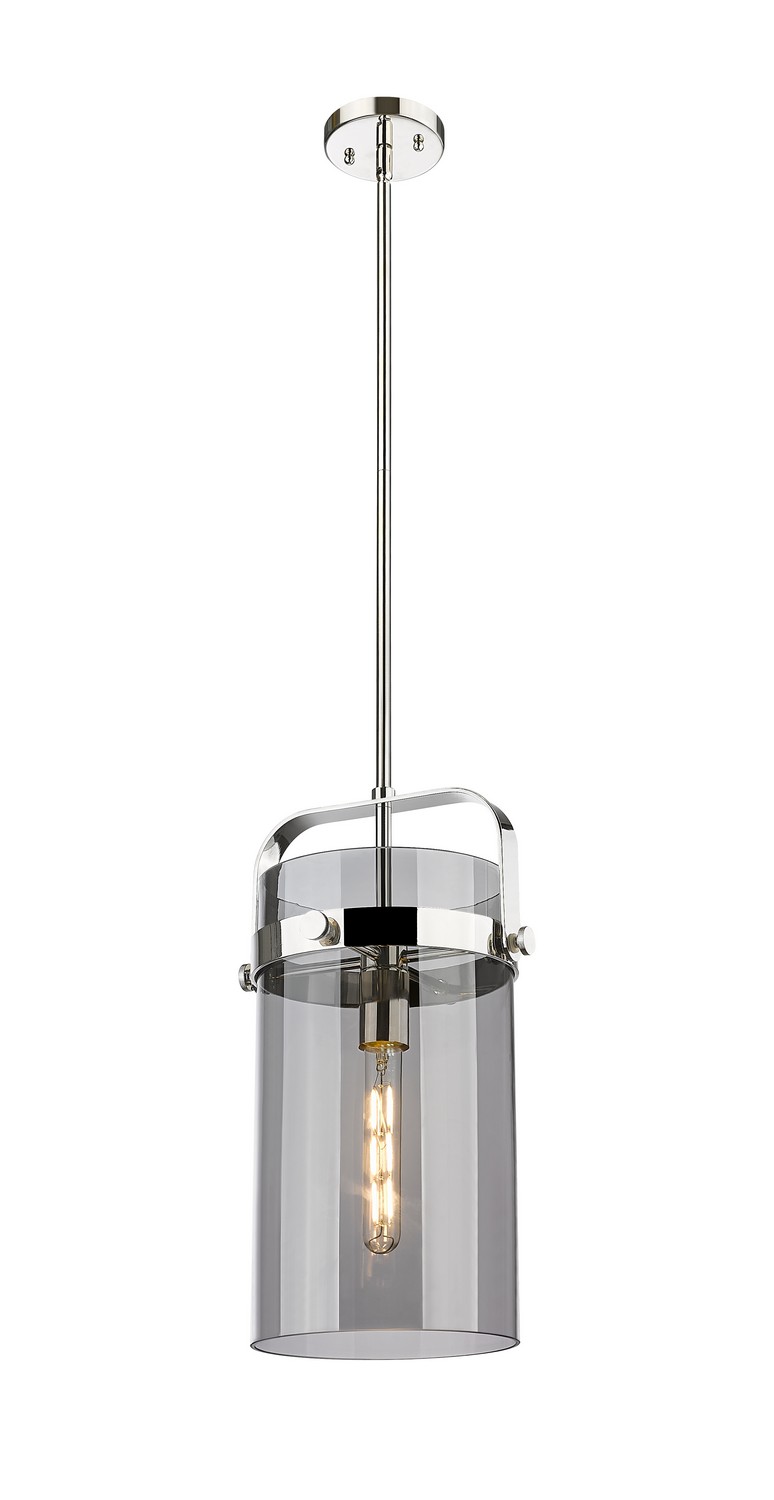One Light Mini Pendant by Innovations - Downtown Urban Collection, Polished Nickel Finish - 413-1SM-PN-G413-1S-8SM