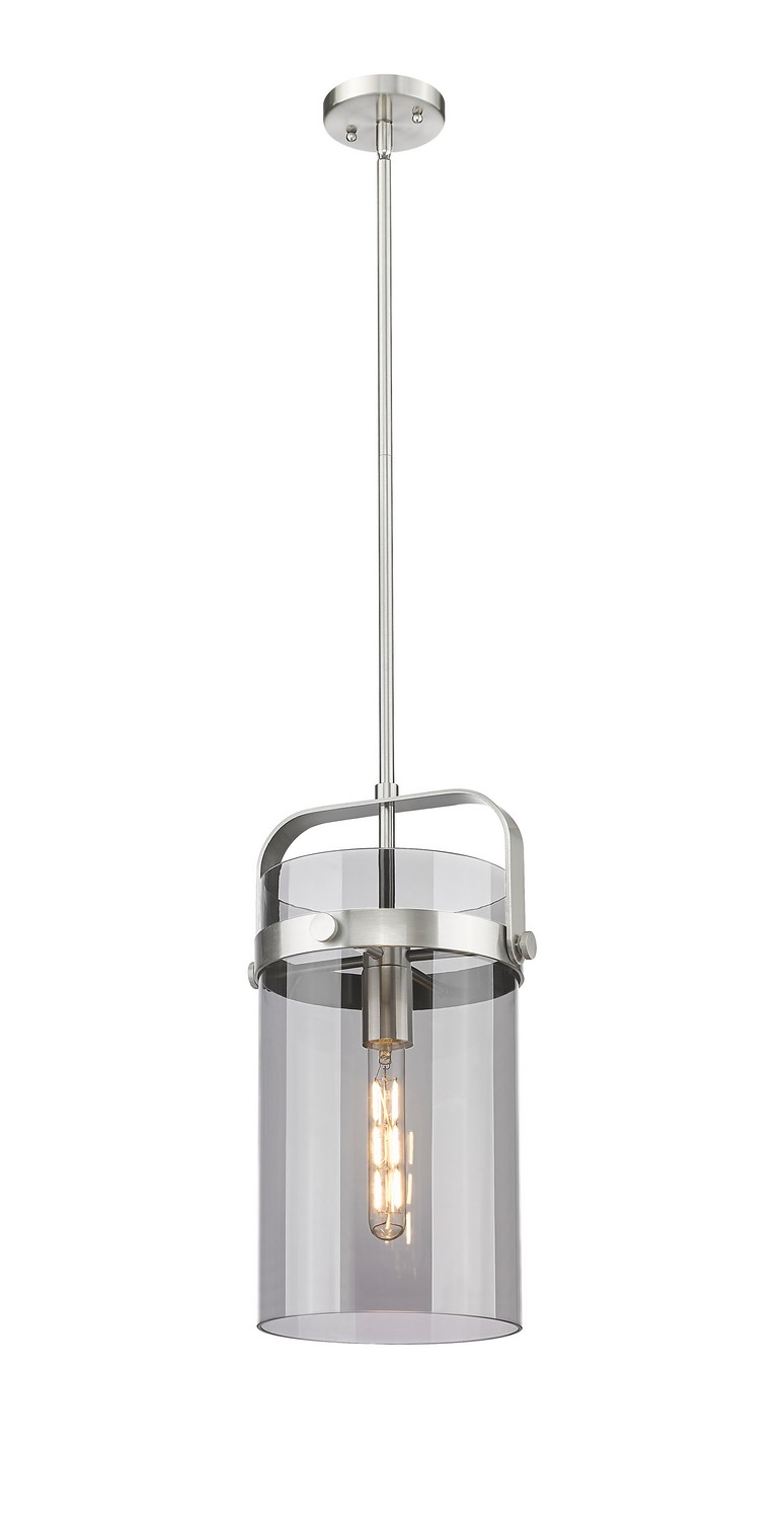 One Light Mini Pendant by Innovations - Downtown Urban Collection, Satin Nickel Finish - 413-1SM-SN-G413-1S-8SM