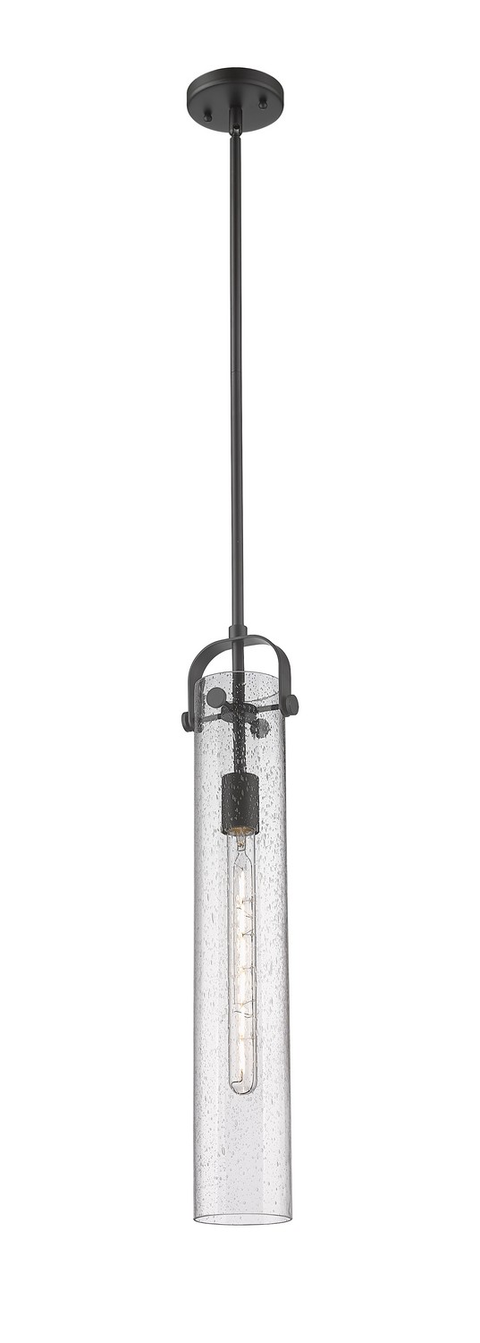 One Light Pendant by Innovations - Downtown Urban Collection, Matte Black Finish - 413-1SS-BK-G413-1S-4SDY