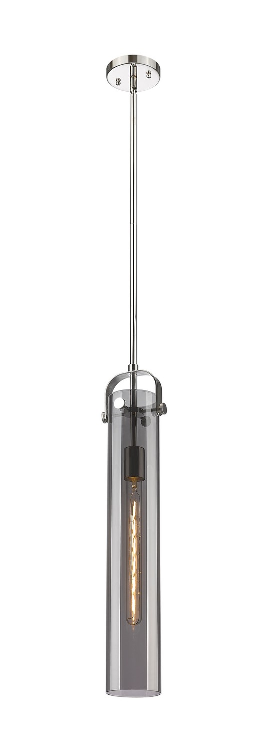 One Light Pendant by Innovations - Downtown Urban Collection, Polished Nickel Finish - 413-1SS-PN-G413-1S-4SM
