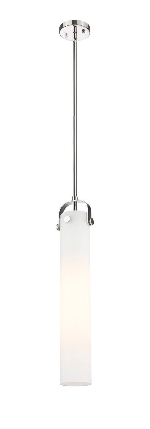 One Light Pendant by Innovations - Downtown Urban Collection, Polished Nickel Finish - 413-1SS-PN-G413-1S-4WH