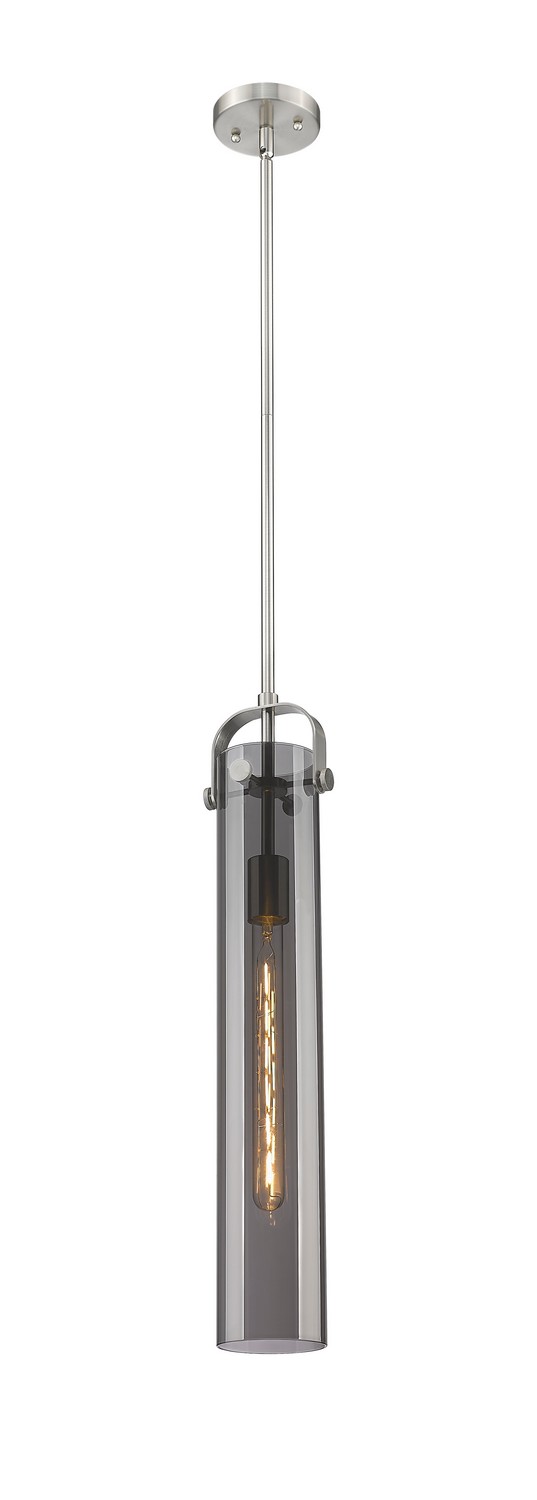 One Light Pendant by Innovations - Downtown Urban Collection, Satin Nickel Finish - 413-1SS-SN-G413-1S-4SM