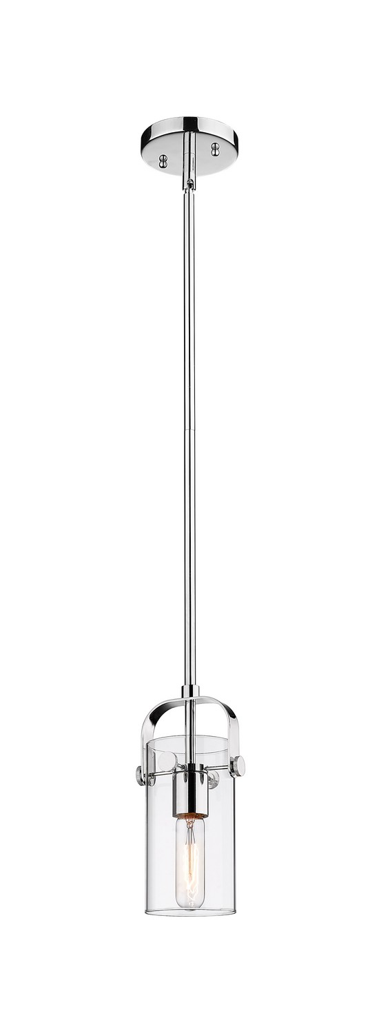 One Light Pendant by Innovations - Downtown Urban Collection, Polished Chrome Finish - 423-1S-PC-G423-7CL