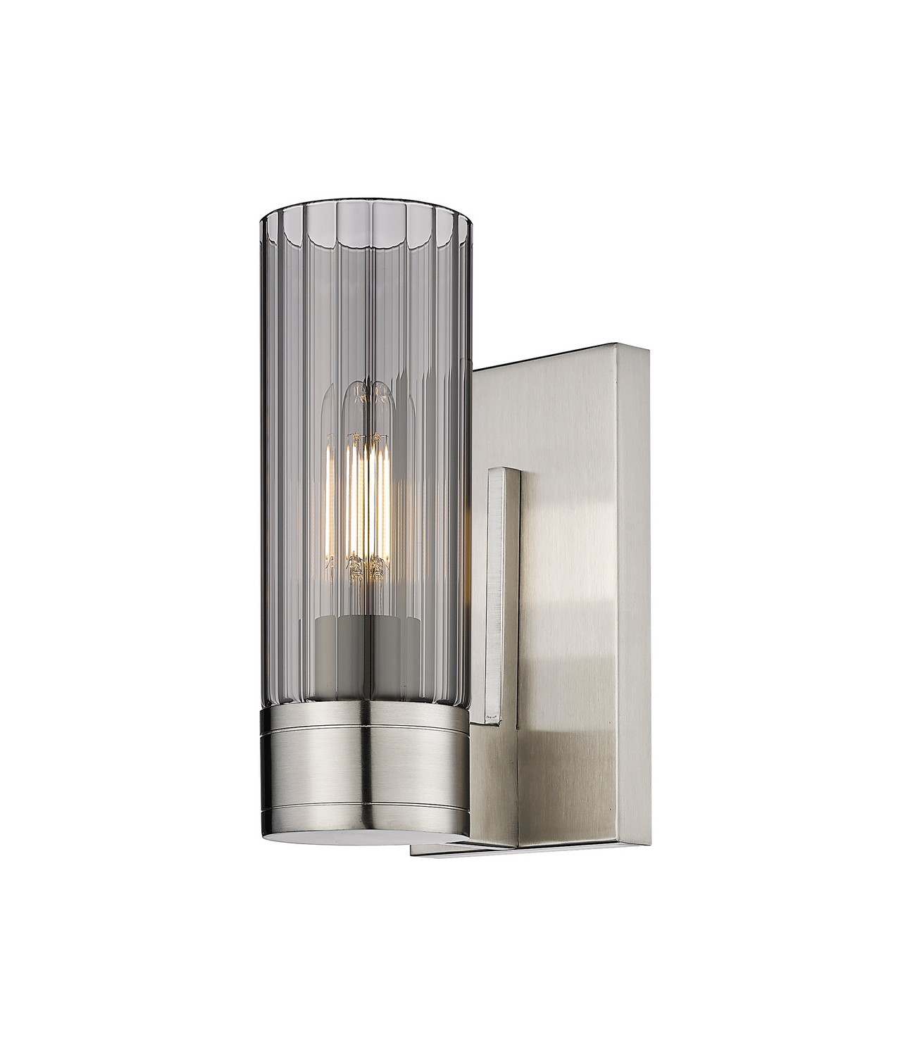 One Light Wall Sconce by Innovations - Downtown Urban Collection, Satin Nickel Finish - 429-1W-SN-G429-8SM