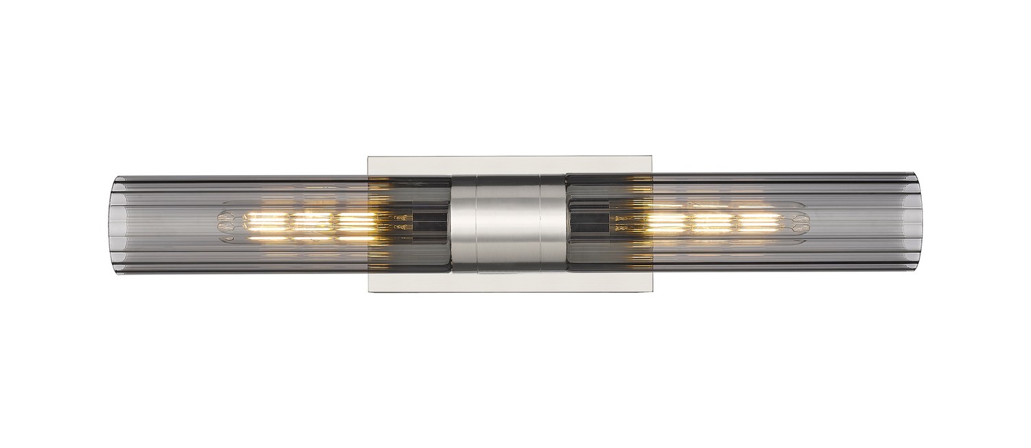 Two Light Bath Vanity by Innovations - Downtown Urban Collection, Satin Nickel Finish - 429-2WL-SN-G429-11SM