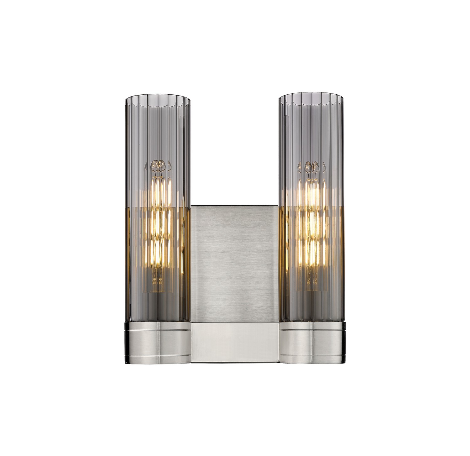 Two Light Bath Vanity by Innovations - Downtown Urban Collection, Satin Nickel Finish - 429-2W-SN-G429-11SM