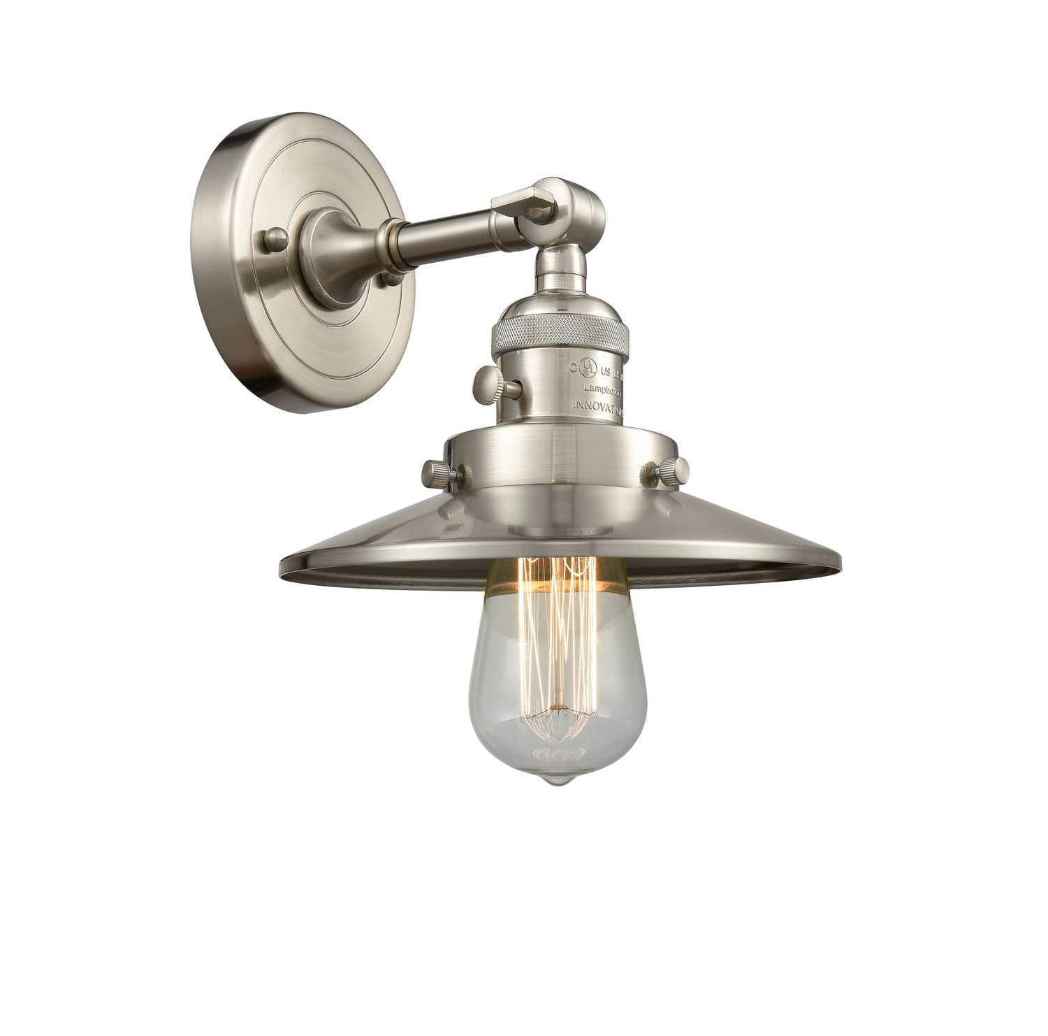 LED Wall Sconce by Innovations - Franklin Restoration Collection, Brushed Satin Nickel Finish - 203SW-SN-M2-LED