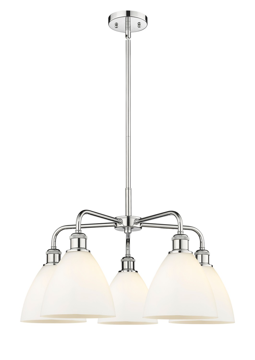 Five Light Chandelier by Innovations - Ballston Collection, Polished Chrome Finish - 516-5CR-PC-GBD-751