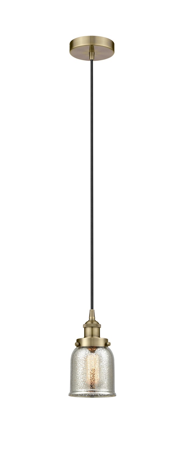 One Light Mini Pendant by Innovations - Edison Collection, Antique Brass Finish - 616-1PH-AB-G58