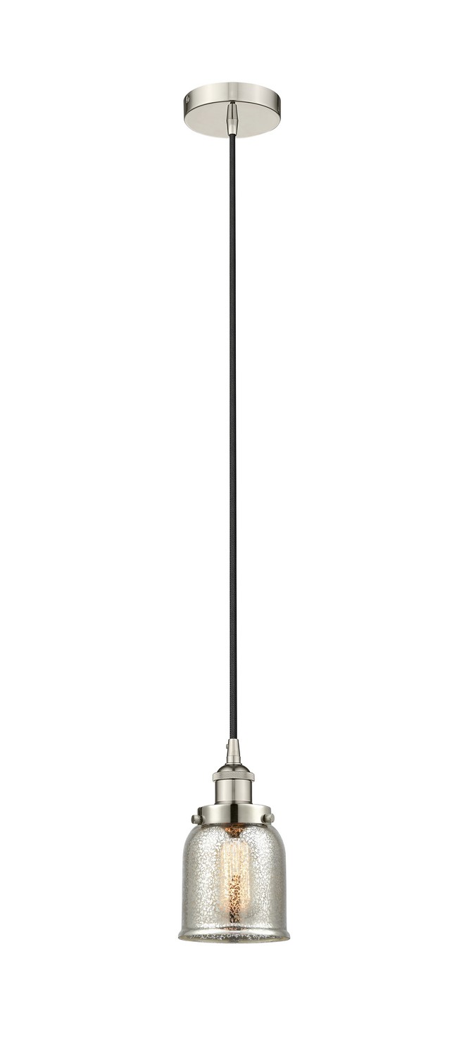 One Light Mini Pendant by Innovations - Edison Collection, Polished Nickel Finish - 616-1PH-PN-G58