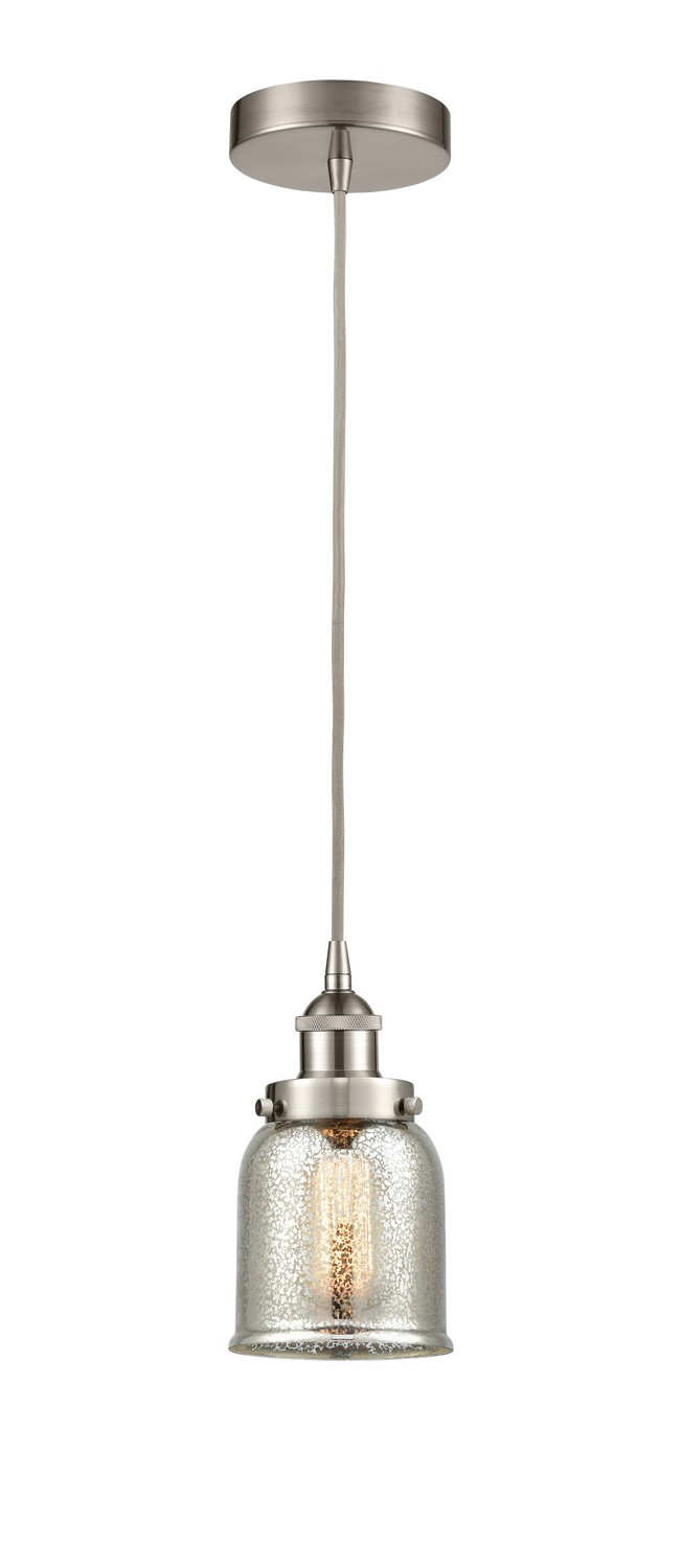 One Light Mini Pendant by Innovations - Edison Collection, Satin Nickel Finish - 616-1PH-SN-G58