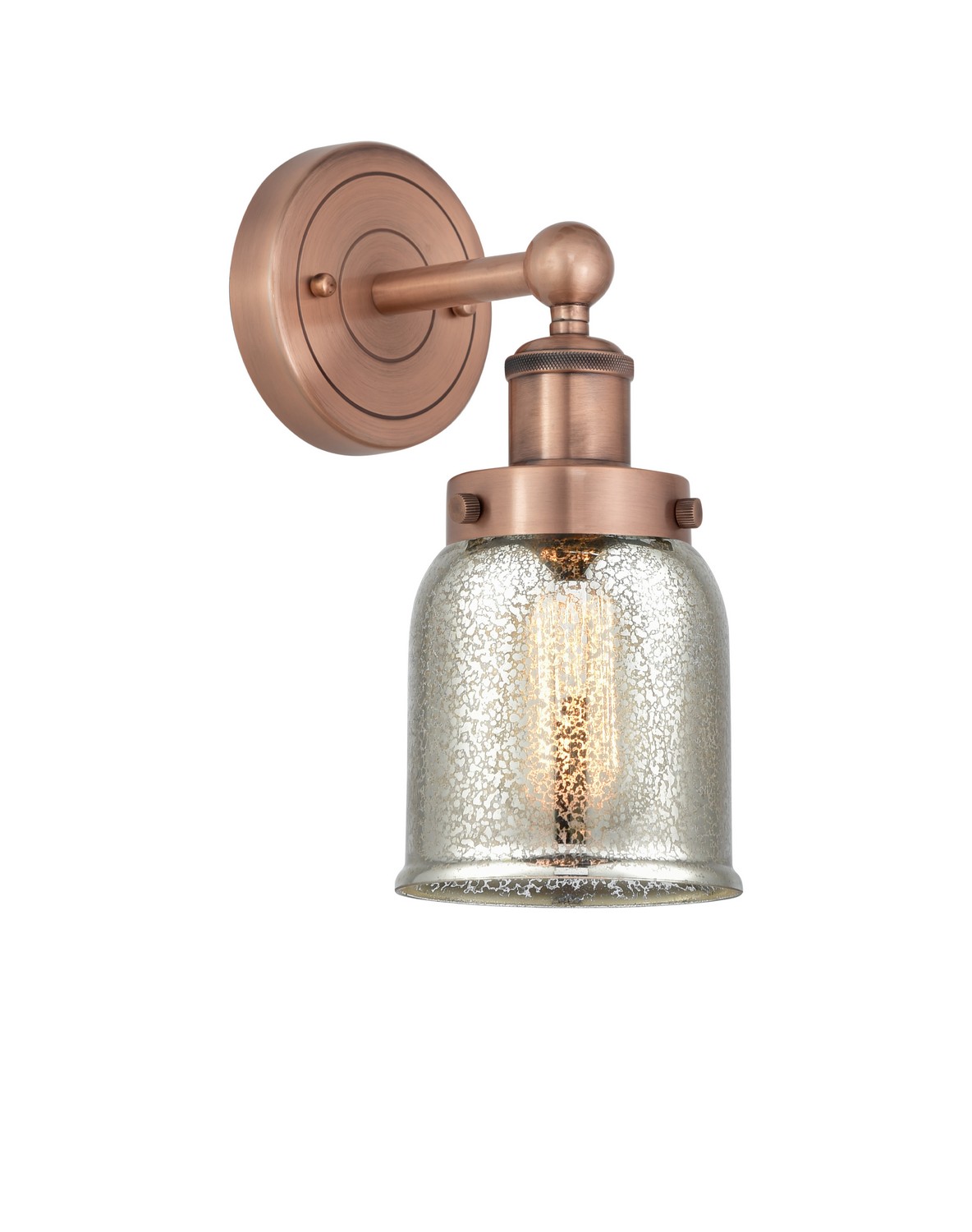 One Light Wall Sconce by Innovations - Edison Collection, Antique Copper Finish - 616-1W-AC-G58
