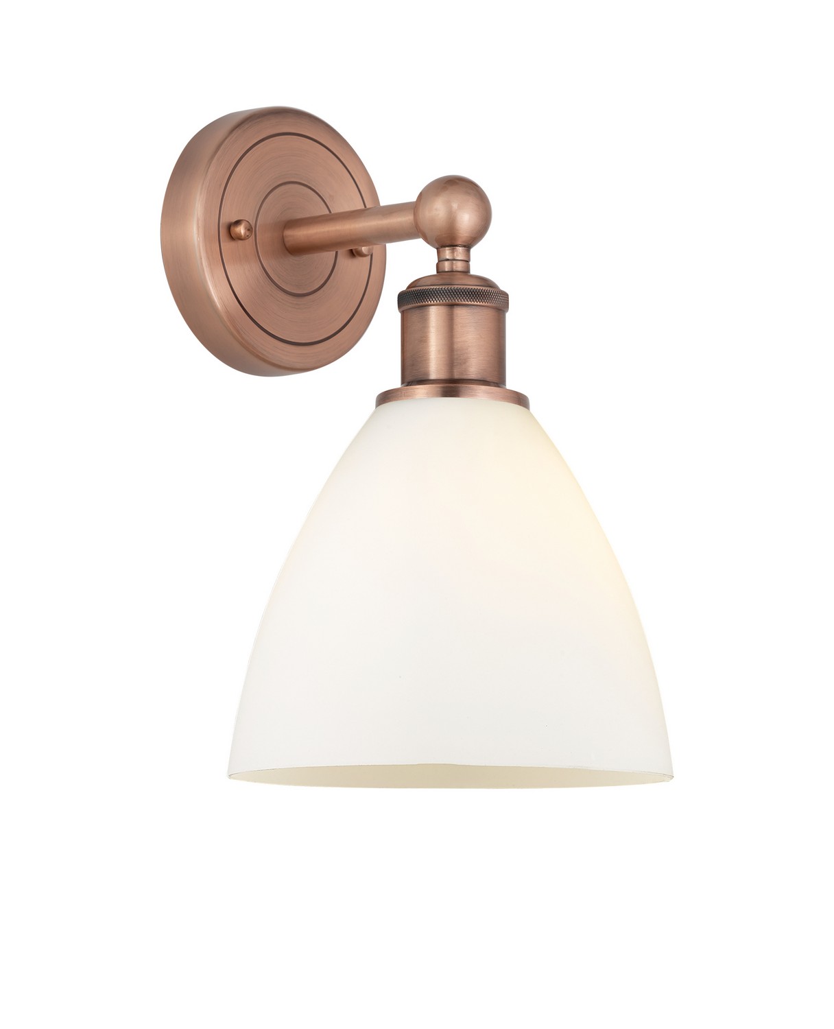 One Light Wall Sconce by Innovations - Edison Collection, Antique Copper Finish - 616-1W-AC-GBD-751