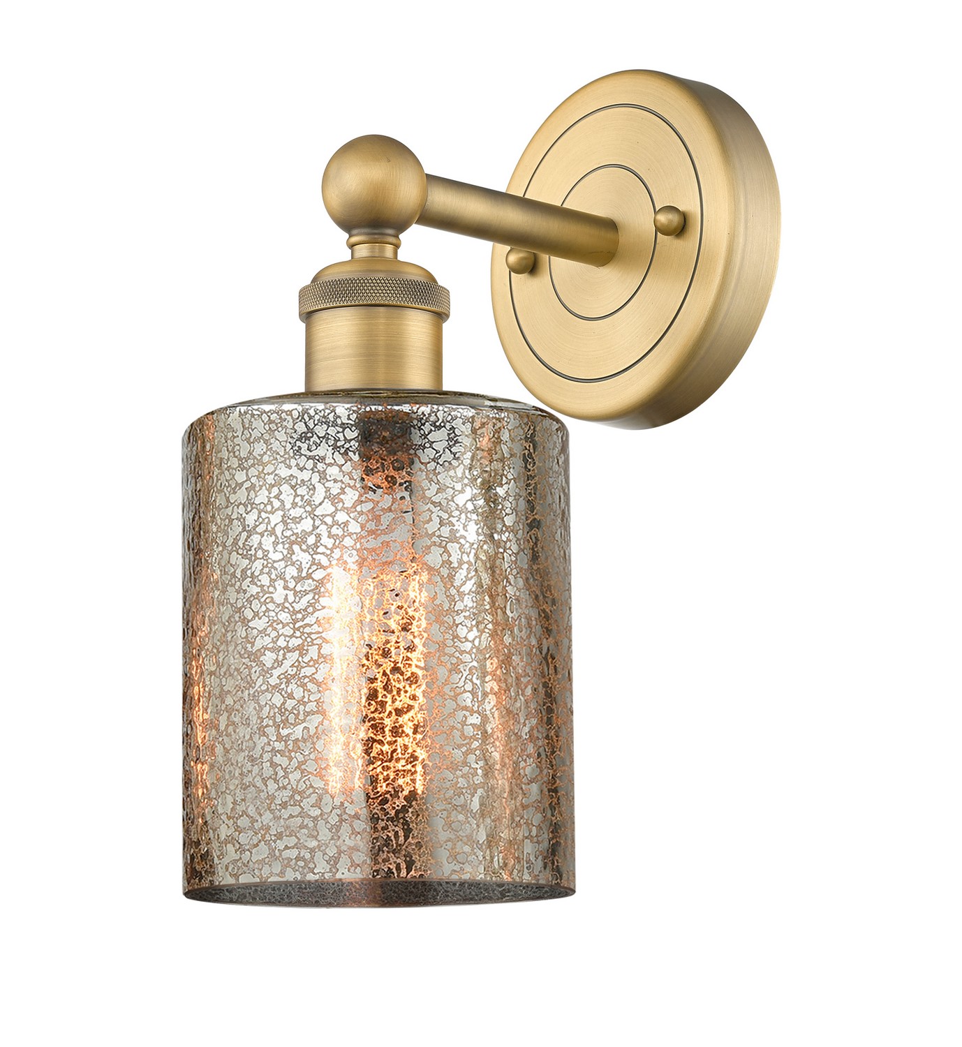 One Light Wall Sconce by Innovations - Edison Collection, Brushed Brass Finish - 616-1W-BB-G116