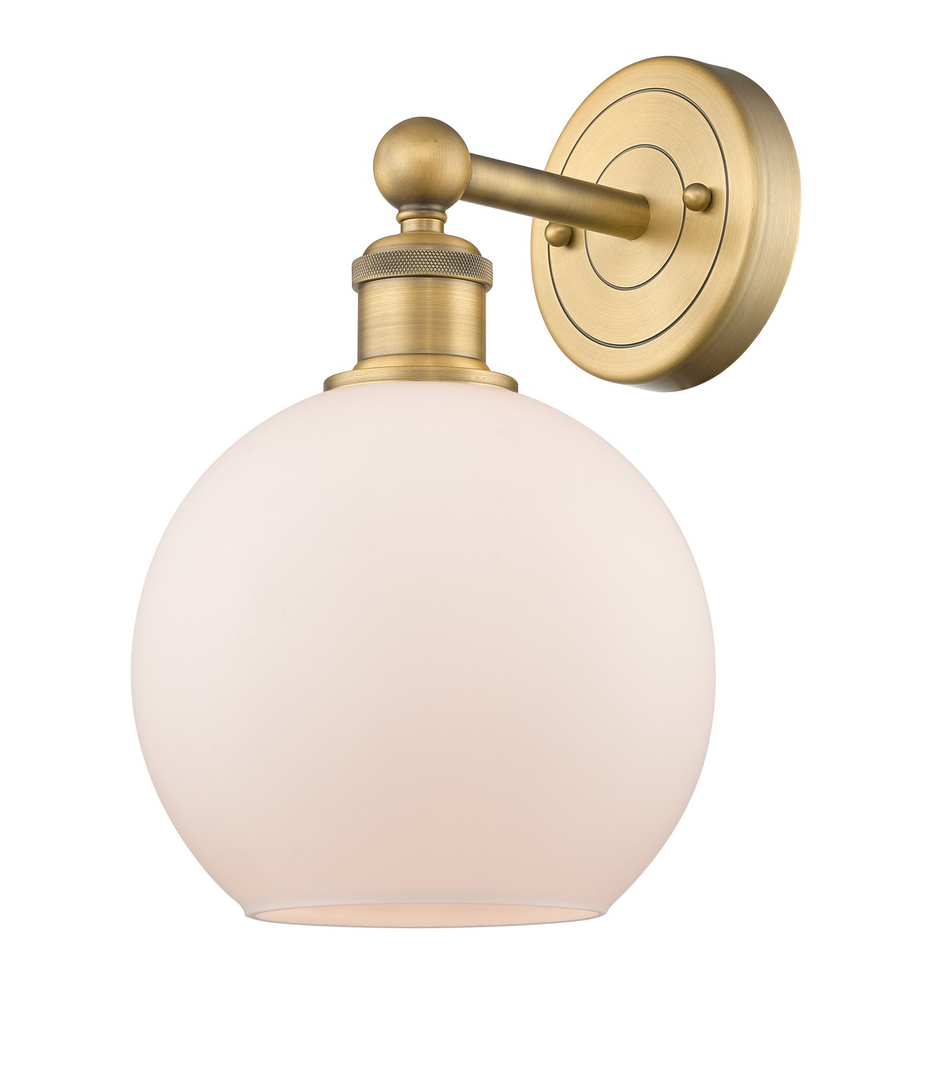 One Light Wall Sconce by Innovations - Edison Collection, Brushed Brass Finish - 616-1W-BB-G121-8