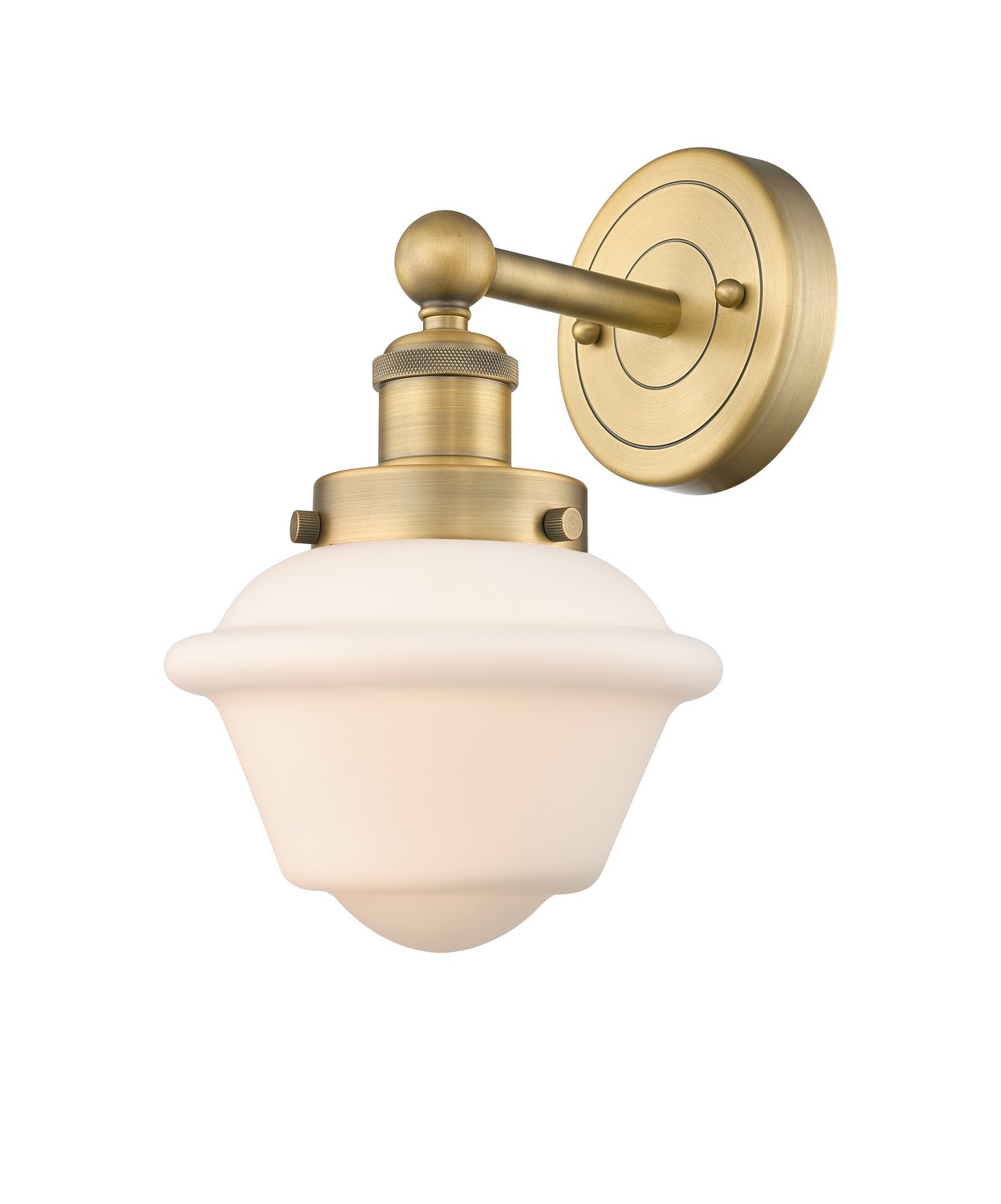 One Light Wall Sconce by Innovations - Edison Collection, Brushed Brass Finish - 616-1W-BB-G531