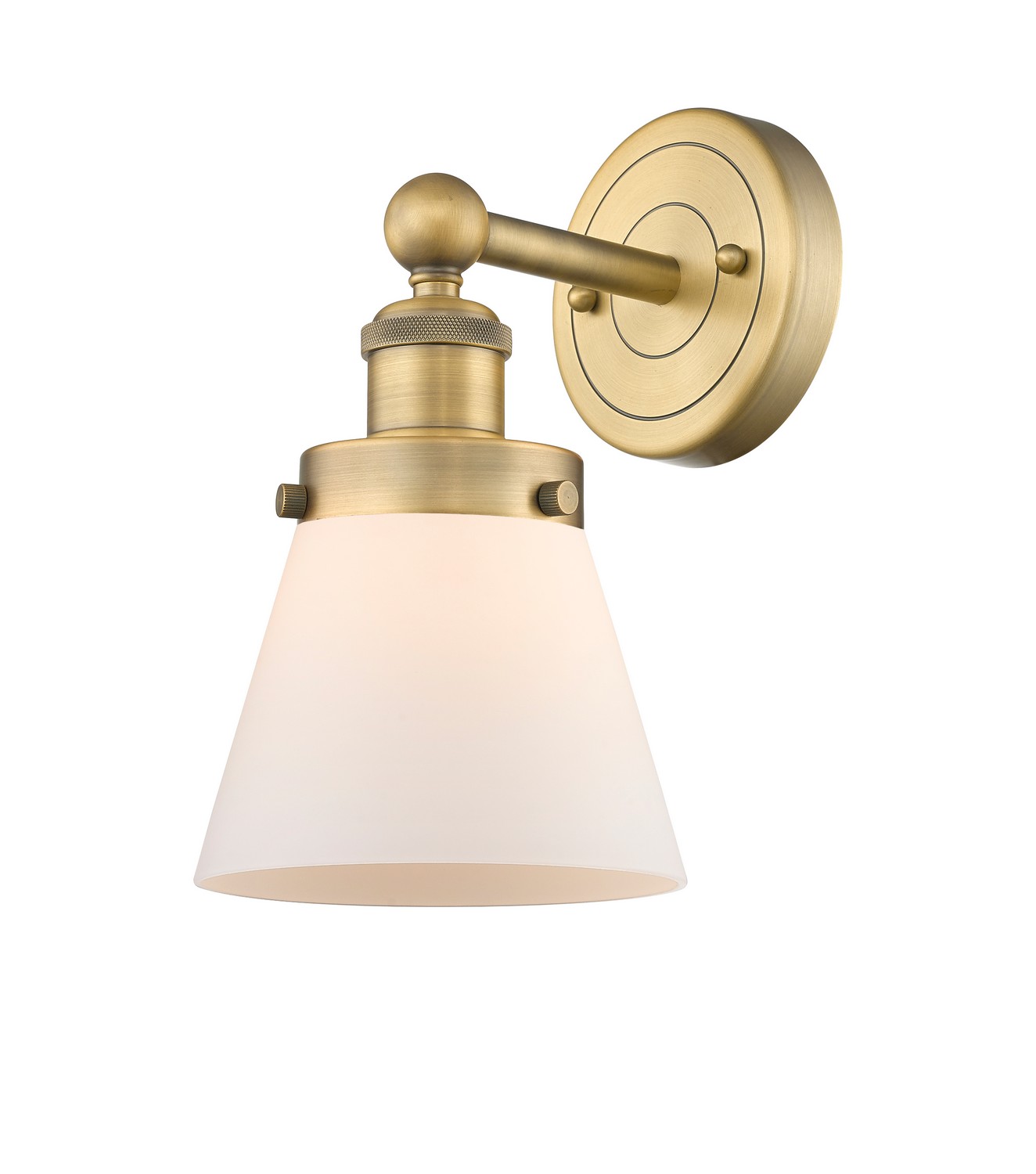 One Light Wall Sconce by Innovations - Edison Collection, Brushed Brass Finish - 616-1W-BB-G61