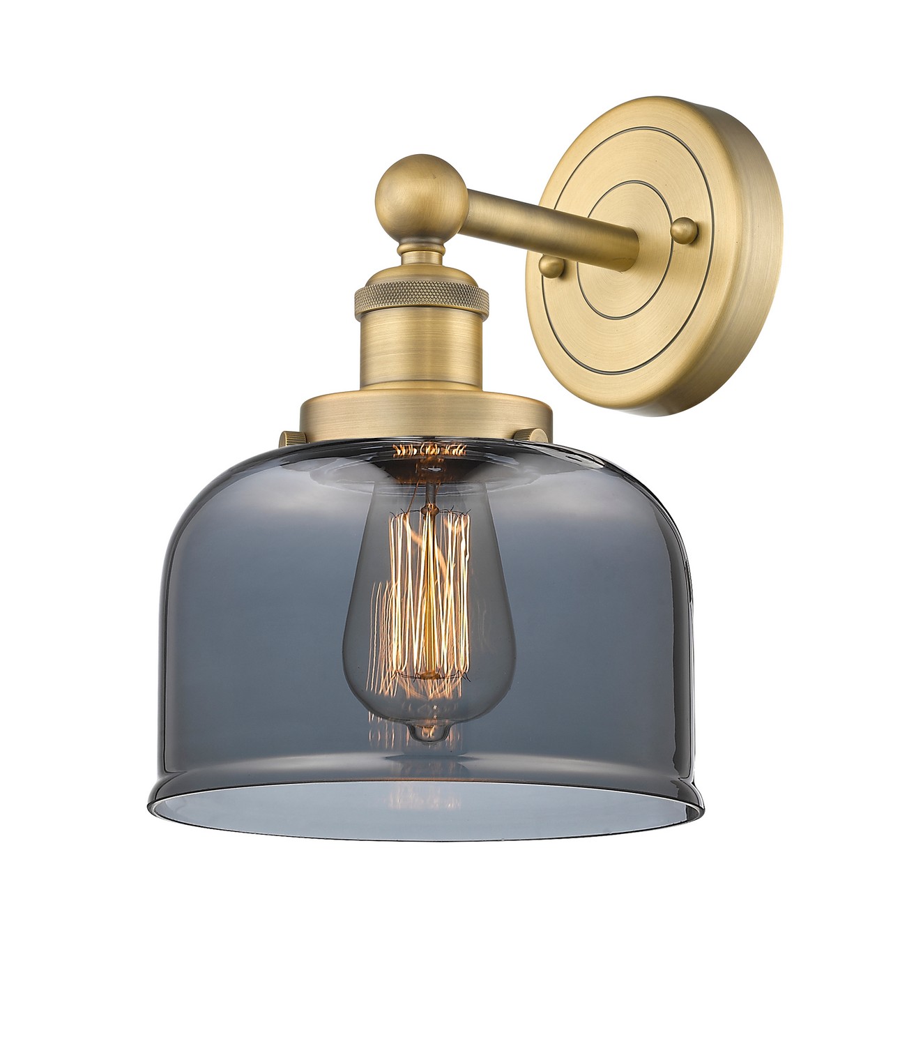 One Light Wall Sconce by Innovations - Edison Collection, Brushed Brass Finish - 616-1W-BB-G73
