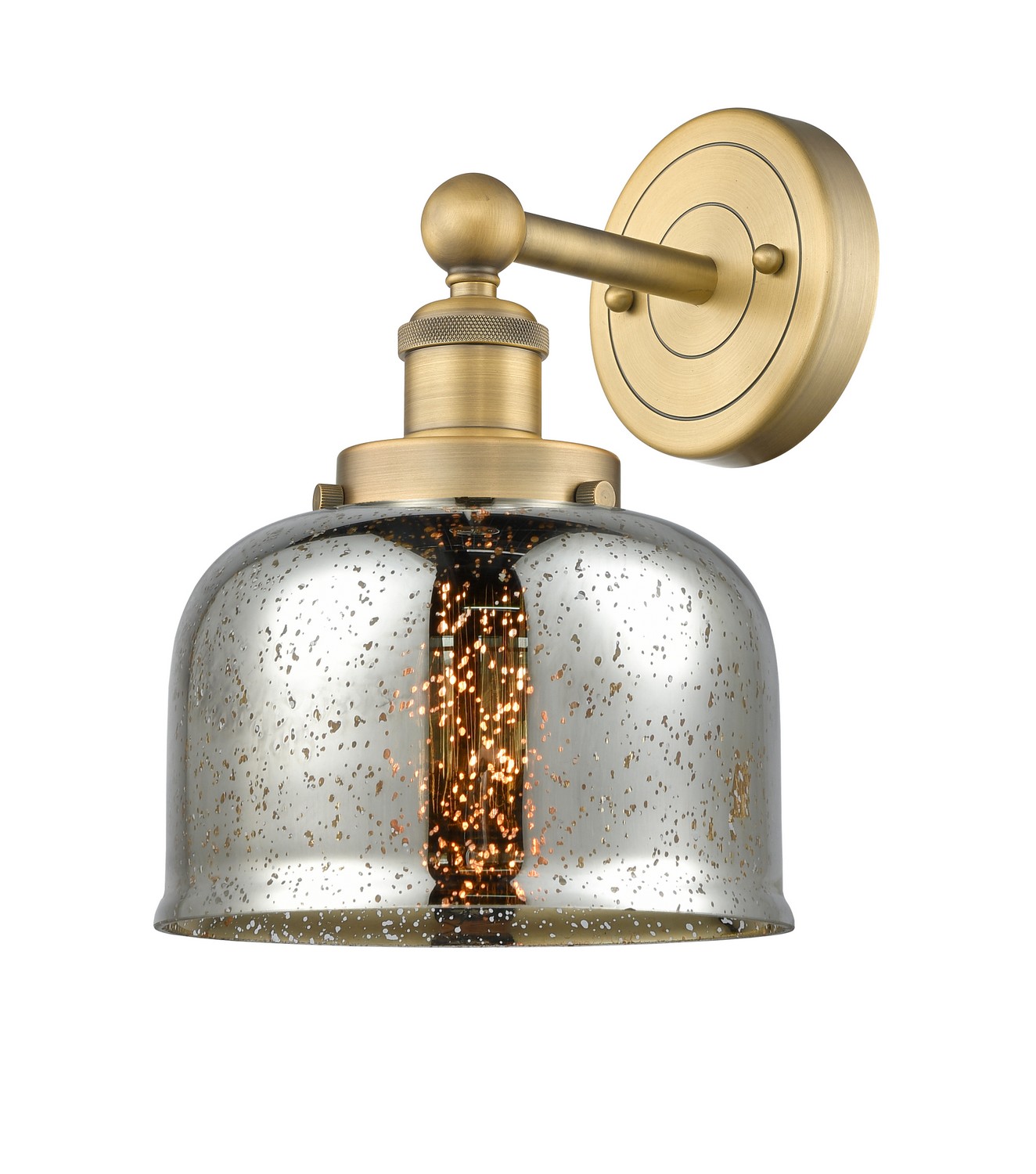 One Light Wall Sconce by Innovations - Edison Collection, Brushed Brass Finish - 616-1W-BB-G78