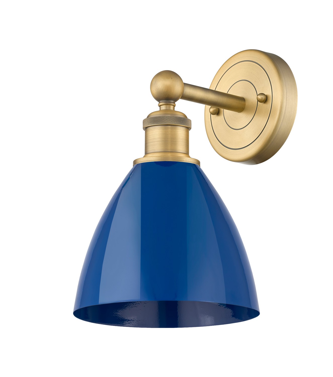 One Light Wall Sconce by Innovations - Edison Collection, Brushed Brass Finish - 616-1W-BB-MBD-75-BL