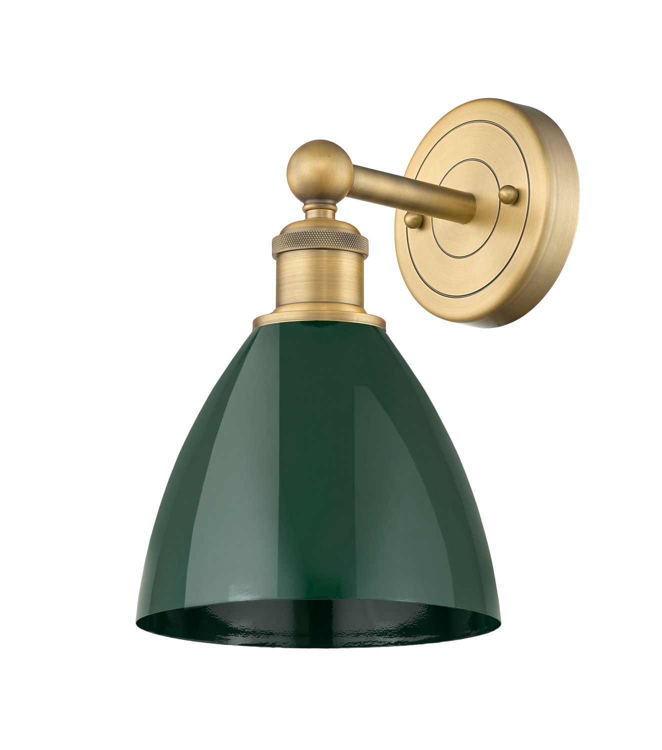 One Light Wall Sconce by Innovations - Edison Collection, Brushed Brass Finish - 616-1W-BB-MBD-75-GR