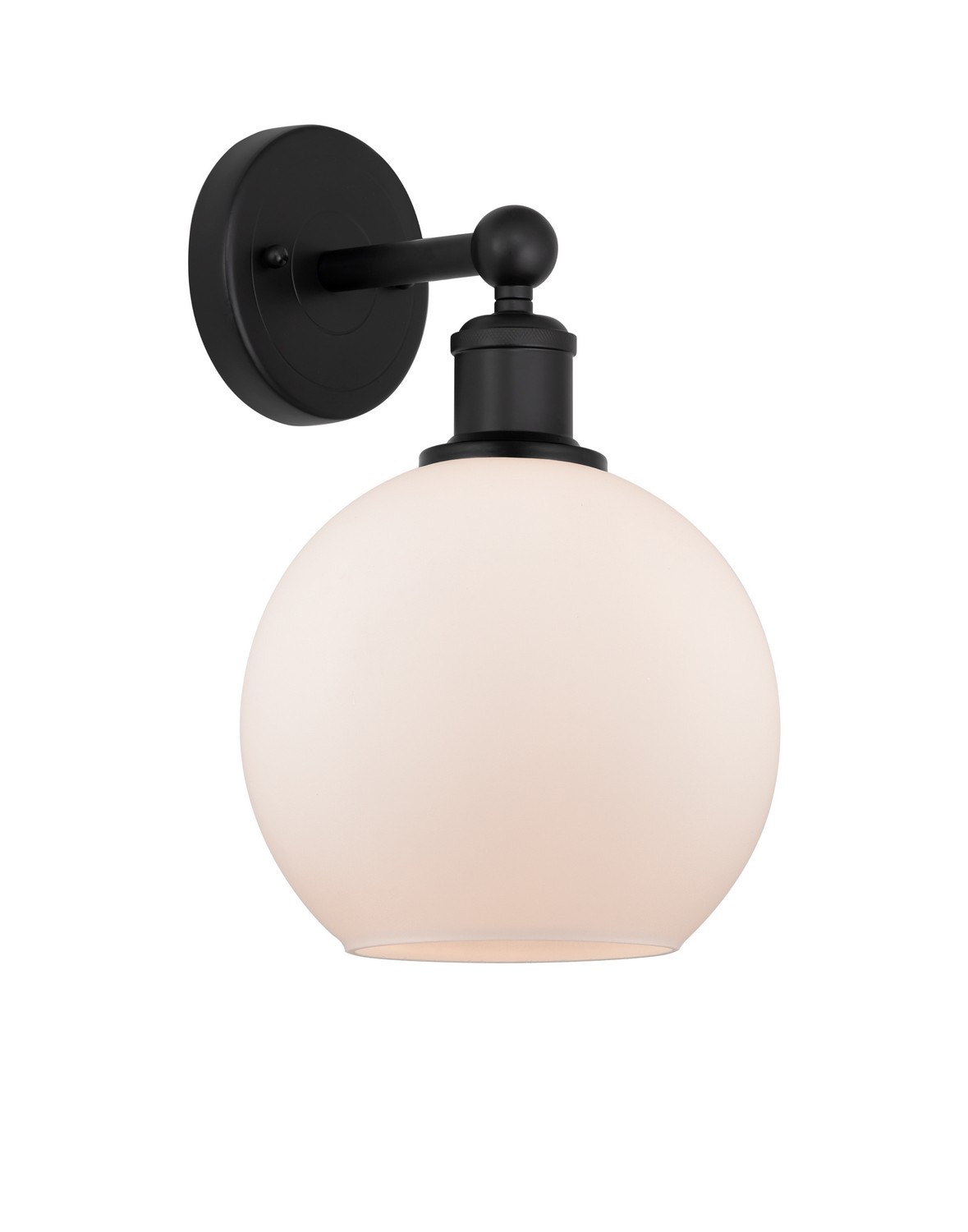 One Light Wall Sconce by Innovations - Edison Collection, Matte Black Finish - 616-1W-BK-G121-8