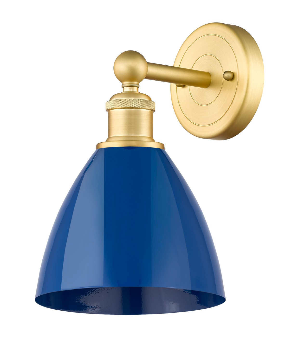 One Light Wall Sconce by Innovations - Edison Collection, Satin Gold Finish - 616-1W-SG-MBD-75-BL