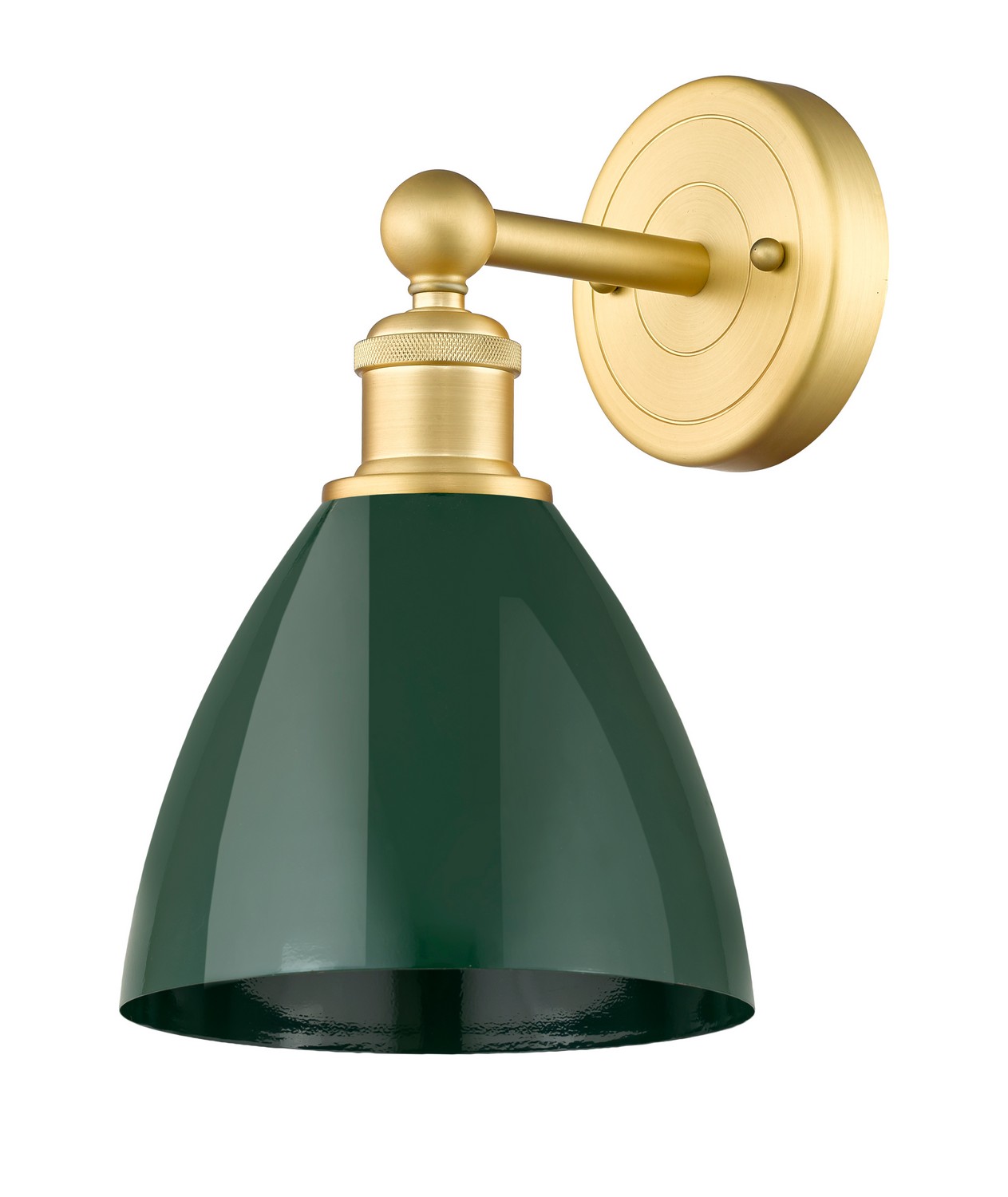 One Light Wall Sconce by Innovations - Edison Collection, Satin Gold Finish - 616-1W-SG-MBD-75-GR