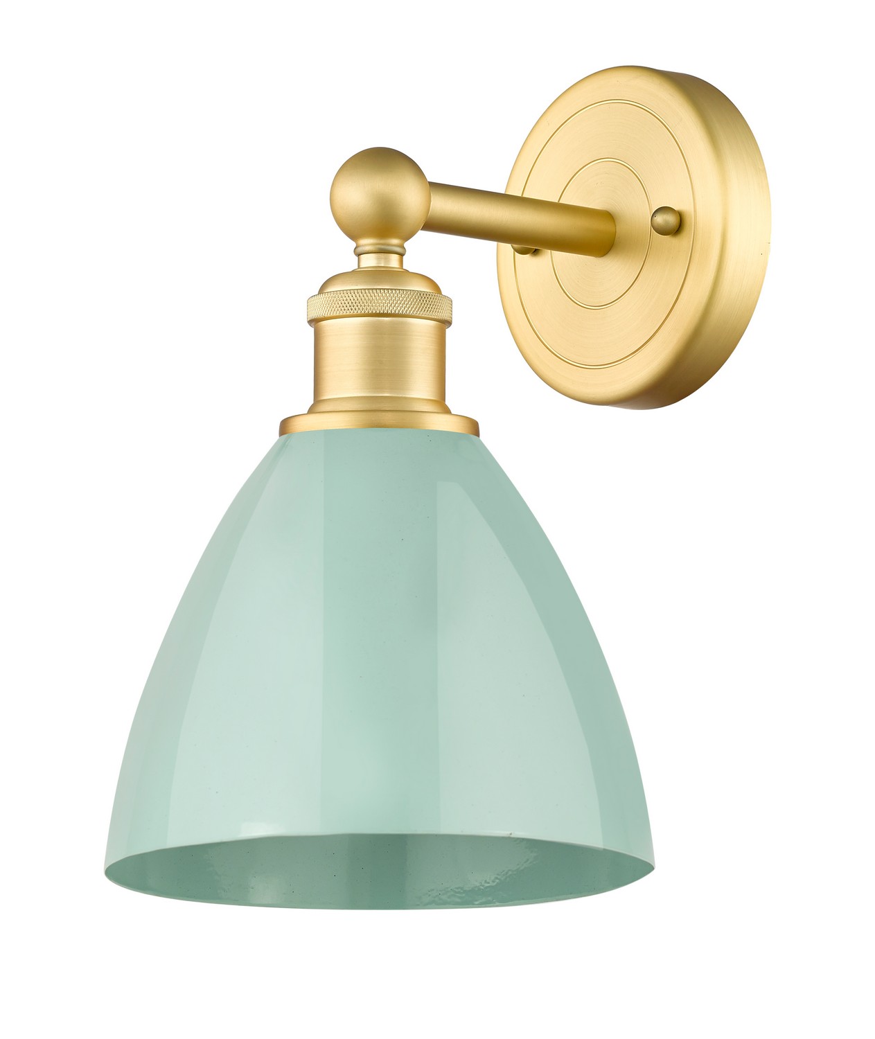 One Light Wall Sconce by Innovations - Edison Collection, Satin Gold Finish - 616-1W-SG-MBD-75-SF
