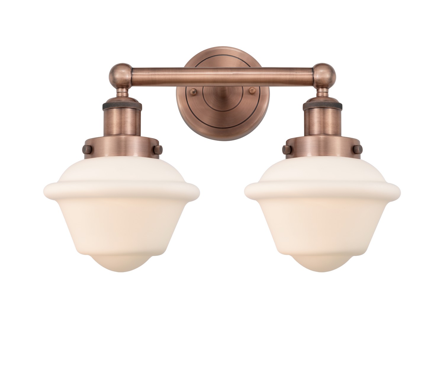 Two Light Bath Vanity by Innovations - Edison Collection, Antique Copper Finish - 616-2W-AC-G531