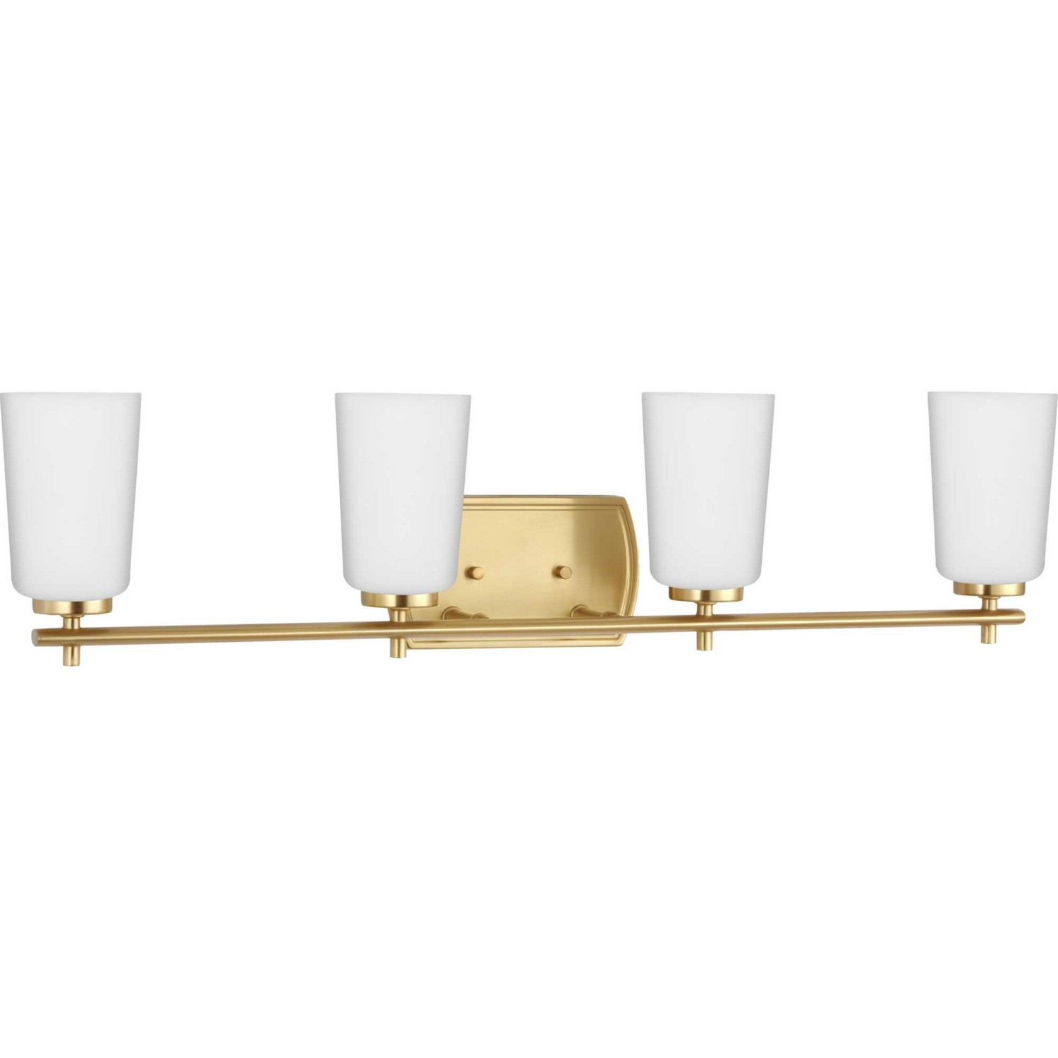 Photos - Chandelier / Lamp Progress Lighting Satin Brass Bathroom Vanity Light from the Adley Collection P300468-012 