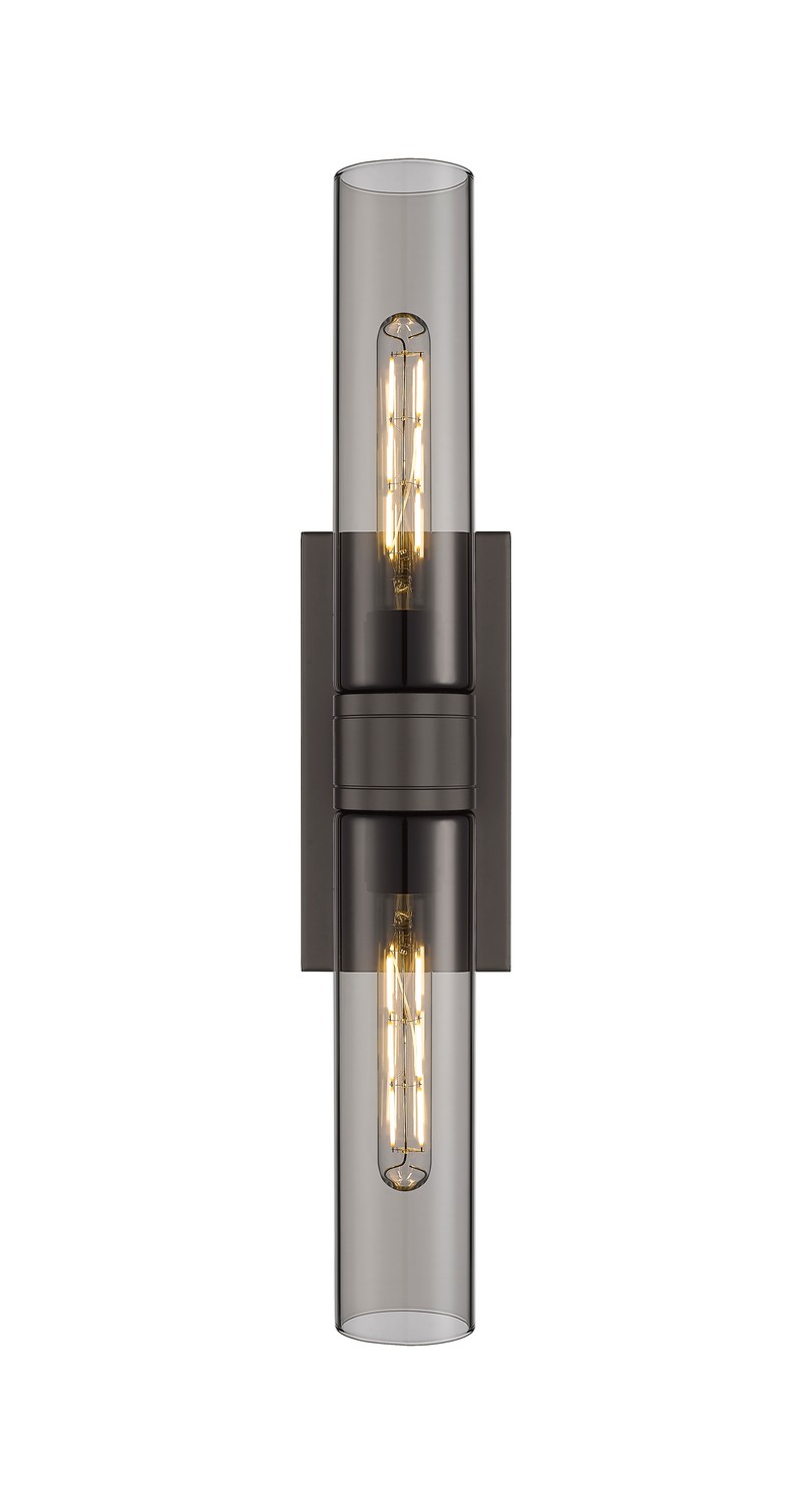 Two Light Bath Vanity by Innovations - Downtown Urban Collection, Oil Rubbed Bronze Finish - 617-2W-OB-G617-11SM