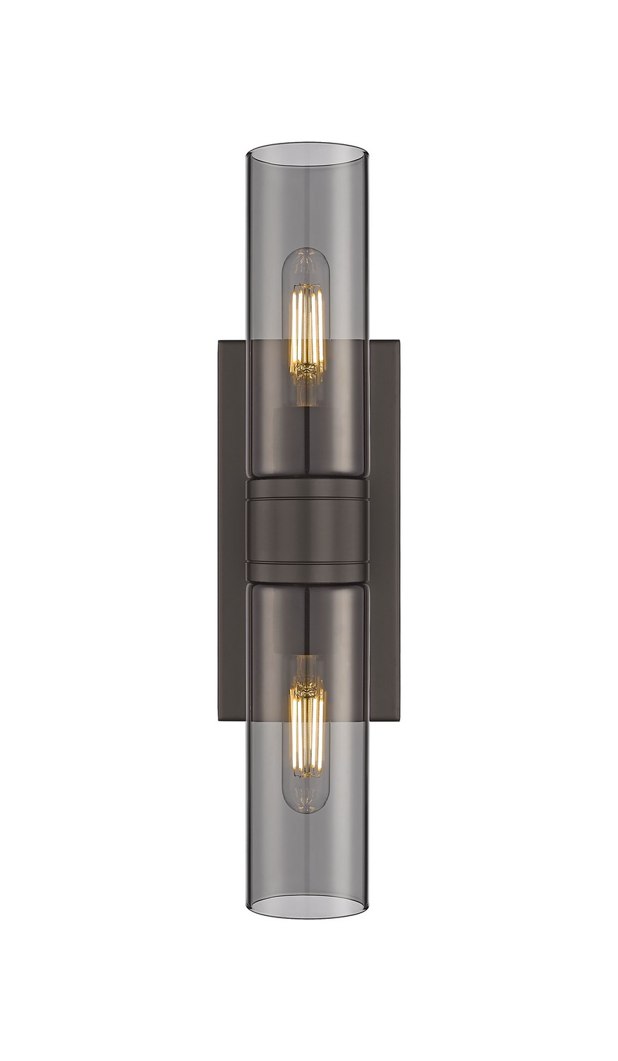 Two Light Bath Vanity by Innovations - Downtown Urban Collection, Oil Rubbed Bronze Finish - 617-2W-OB-G617-8SM