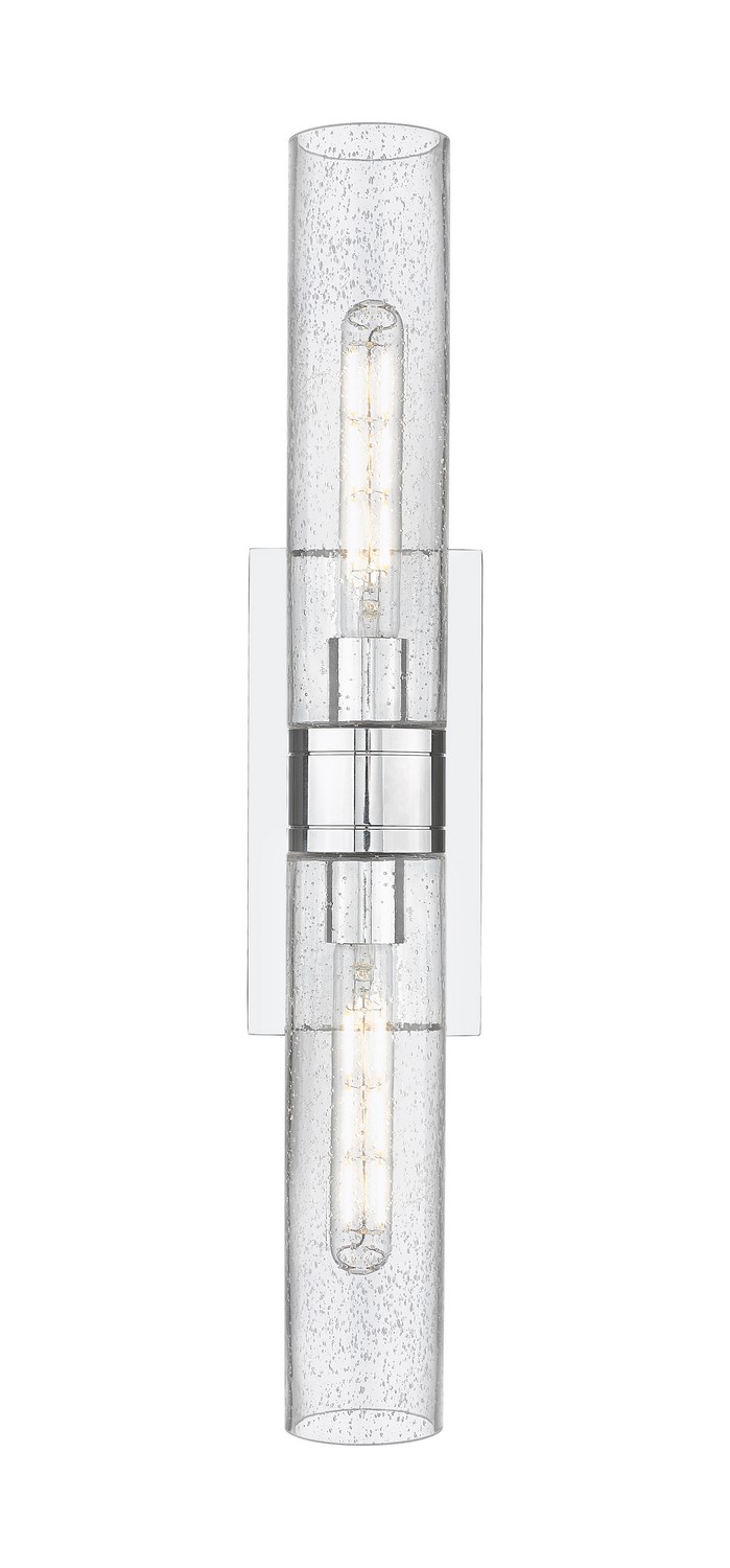 Two Light Bath Vanity by Innovations - Downtown Urban Collection, Polished Chrome Finish - 617-2W-PC-G617-11SDY