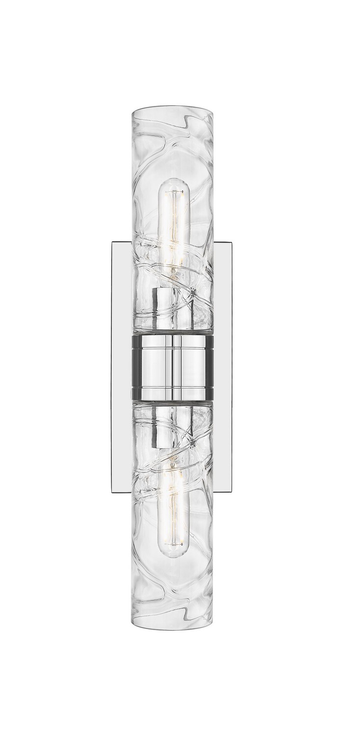 Two Light Bath Vanity by Innovations - Downtown Urban Collection, Polished Chrome Finish - 617-2W-PC-G617-8DE