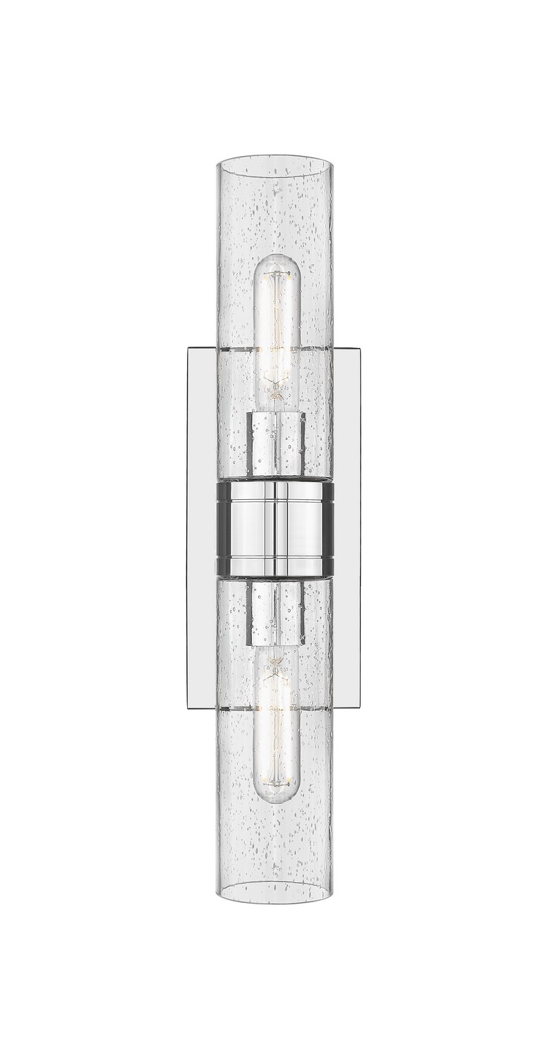 Two Light Bath Vanity by Innovations - Downtown Urban Collection, Polished Chrome Finish - 617-2W-PC-G617-8SDY