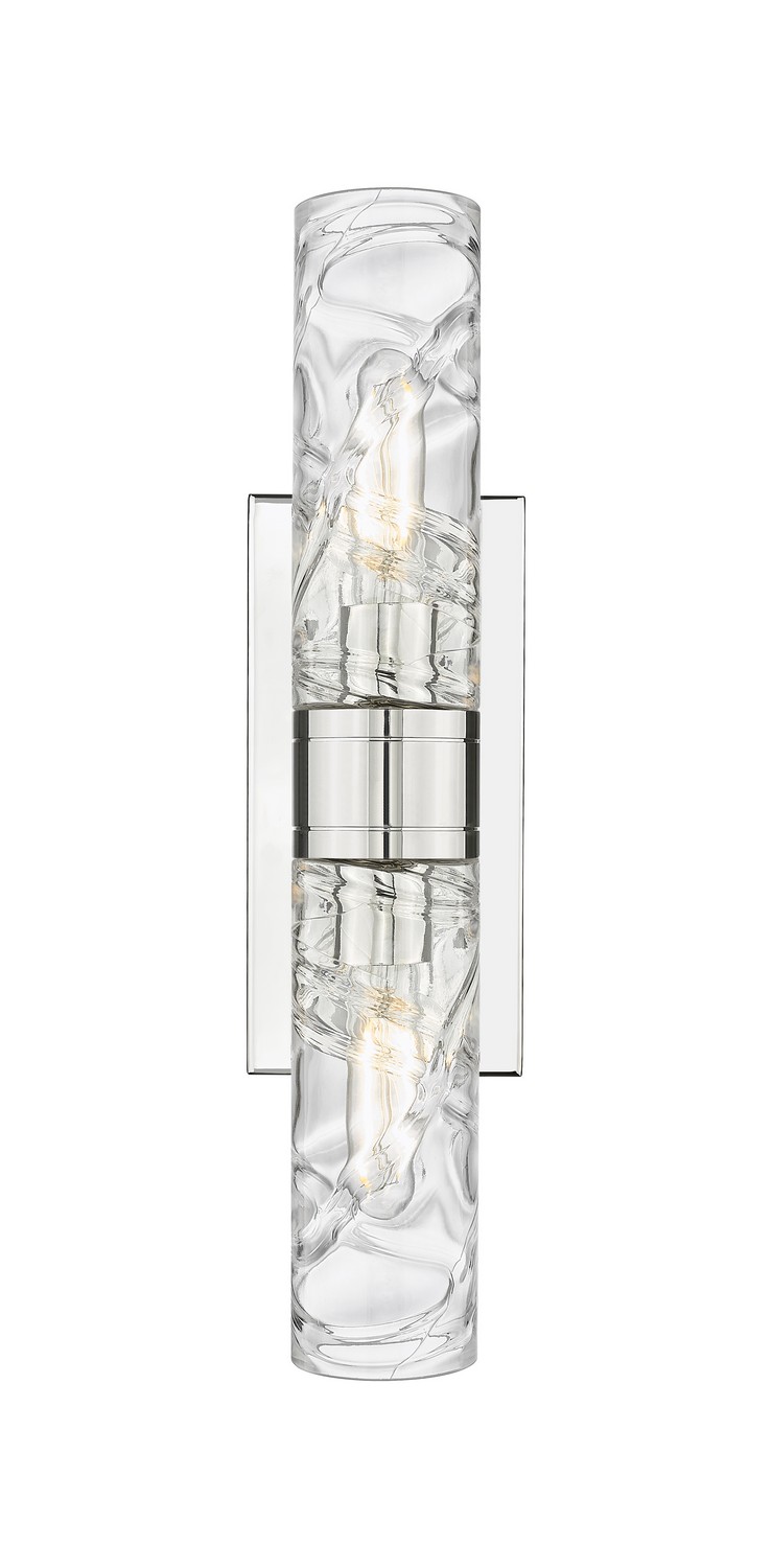 Two Light Bath Vanity by Innovations - Downtown Urban Collection, Polished Nickel Finish - 617-2W-PN-G617-8DE