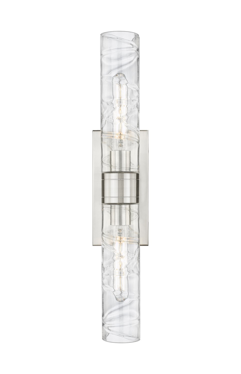 Two Light Bath Vanity by Innovations - Downtown Urban Collection, Satin Nickel Finish - 617-2W-SN-G617-11DE