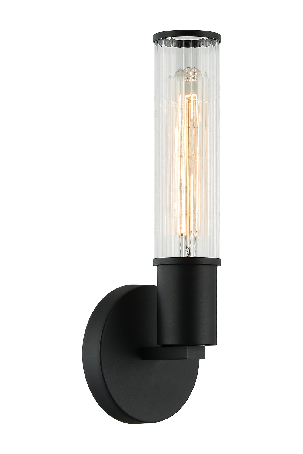 Matteo Lighting S02811MB Klarice 1 Light 4.38 inch Matte Black Wall Sconce Wall Light
