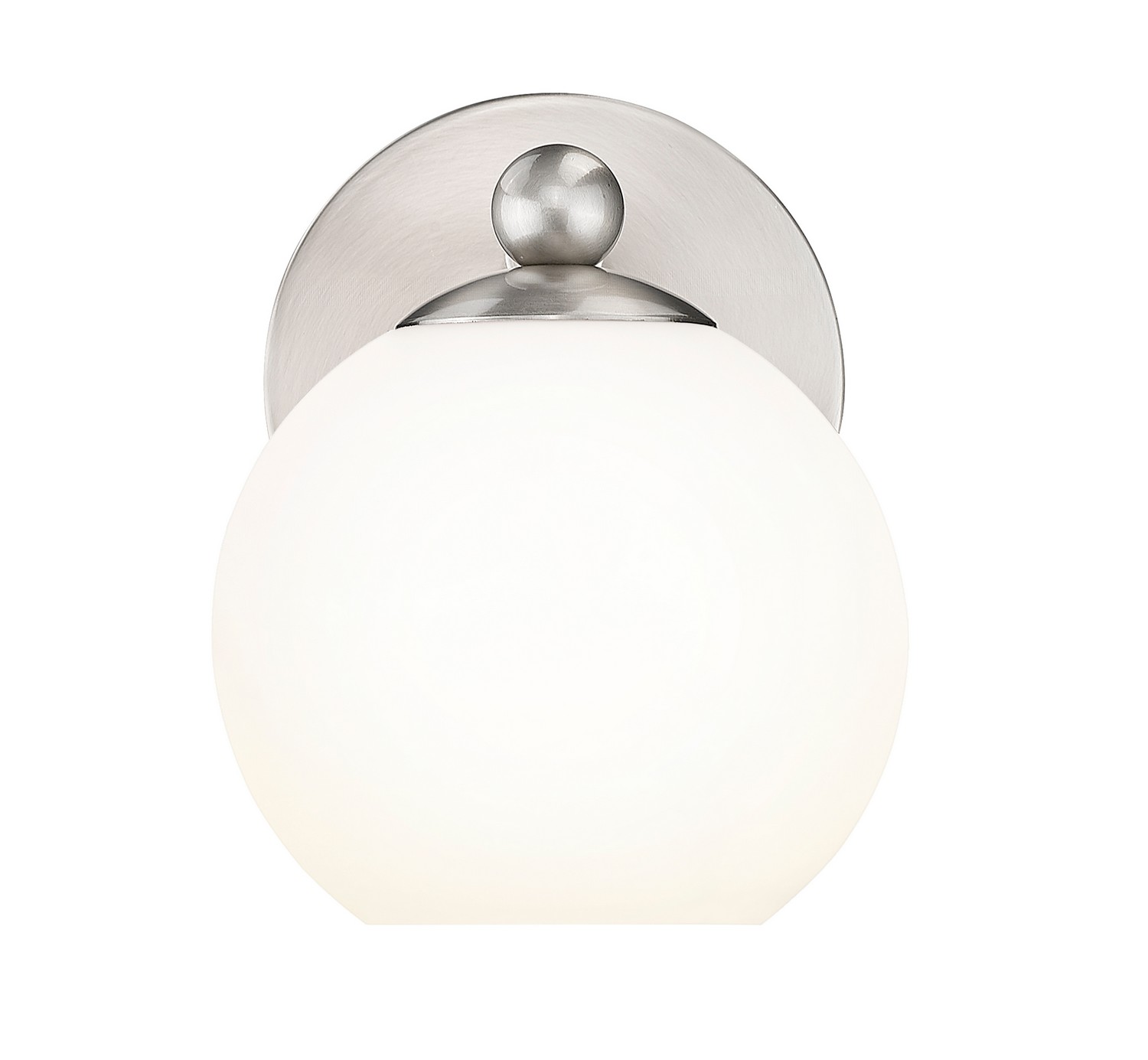 One Light Wall Sconce by Z-Lite - Neoma Collection, Brushed Nickel Finish - 1100-1S-BN