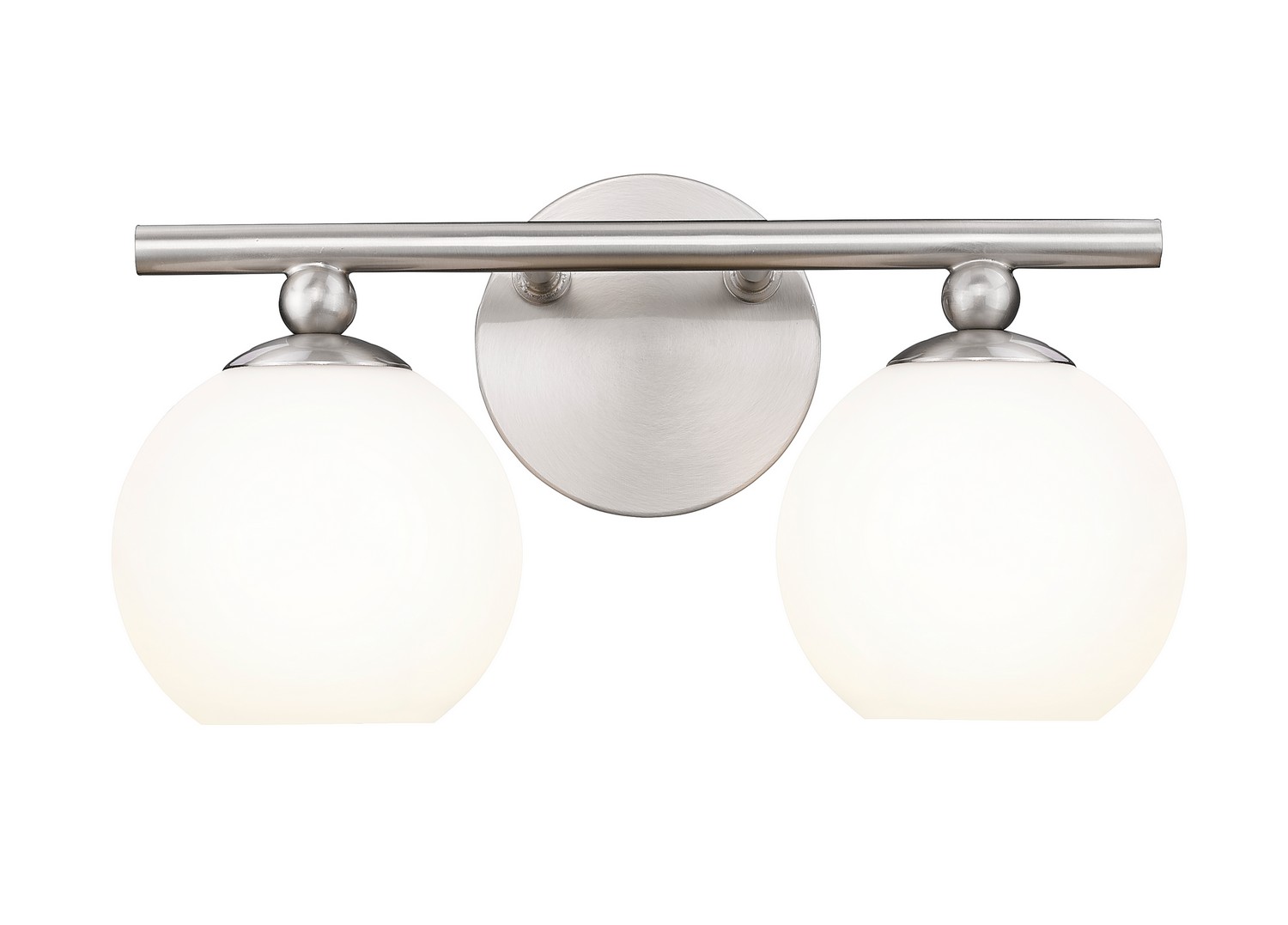 Two Light Vanity by Z-Lite - Neoma Collection, Brushed Nickel Finish - 1100-2V-BN