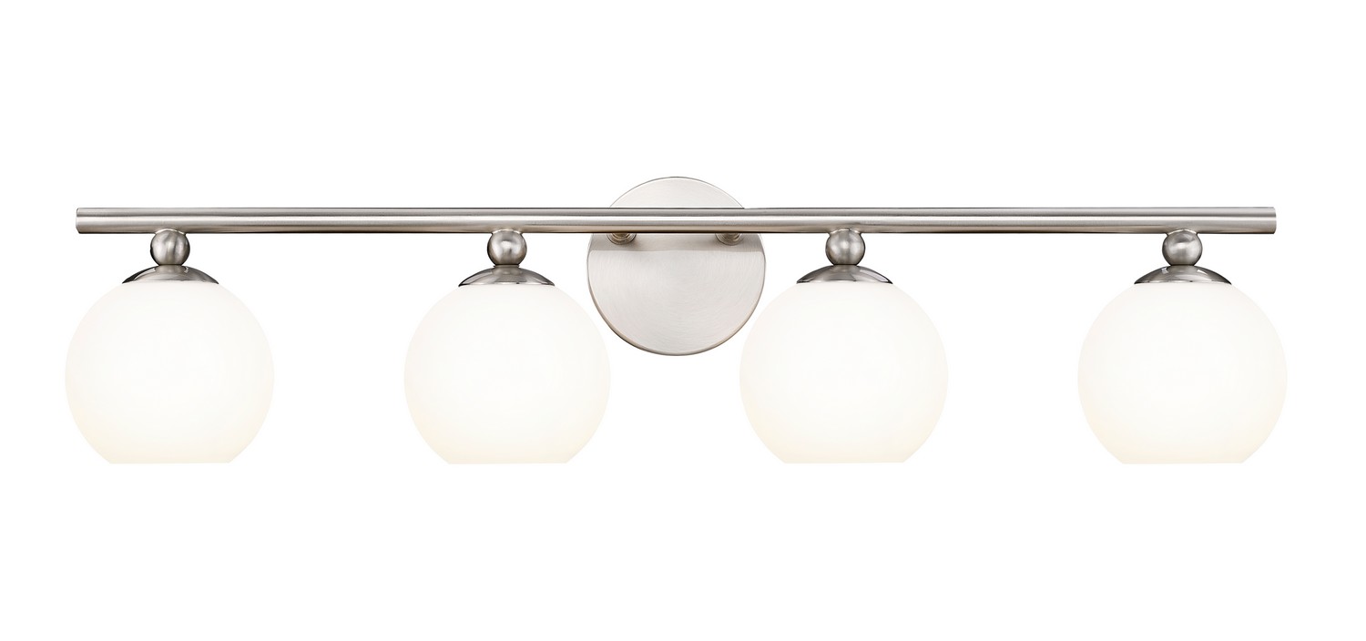 Four Light Vanity by Z-Lite - Neoma Collection, Brushed Nickel Finish - 1100-4V-BN