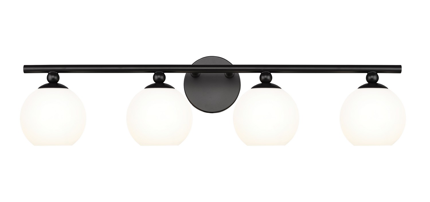Four Light Vanity by Z-Lite - Neoma Collection, Matte Black Finish - 1100-4V-MB