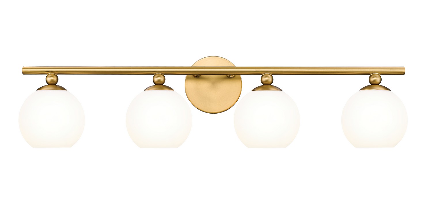 Four Light Vanity by Z-Lite - Neoma Collection, Modern Gold Finish - 1100-4V-MGLD