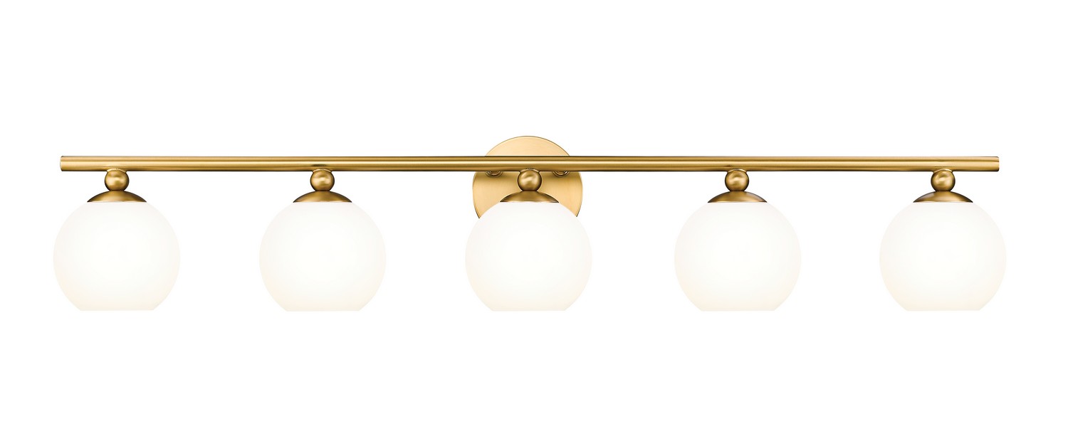 Five Light Vanity by Z-Lite - Neoma Collection, Modern Gold Finish - 1100-5V-MGLD