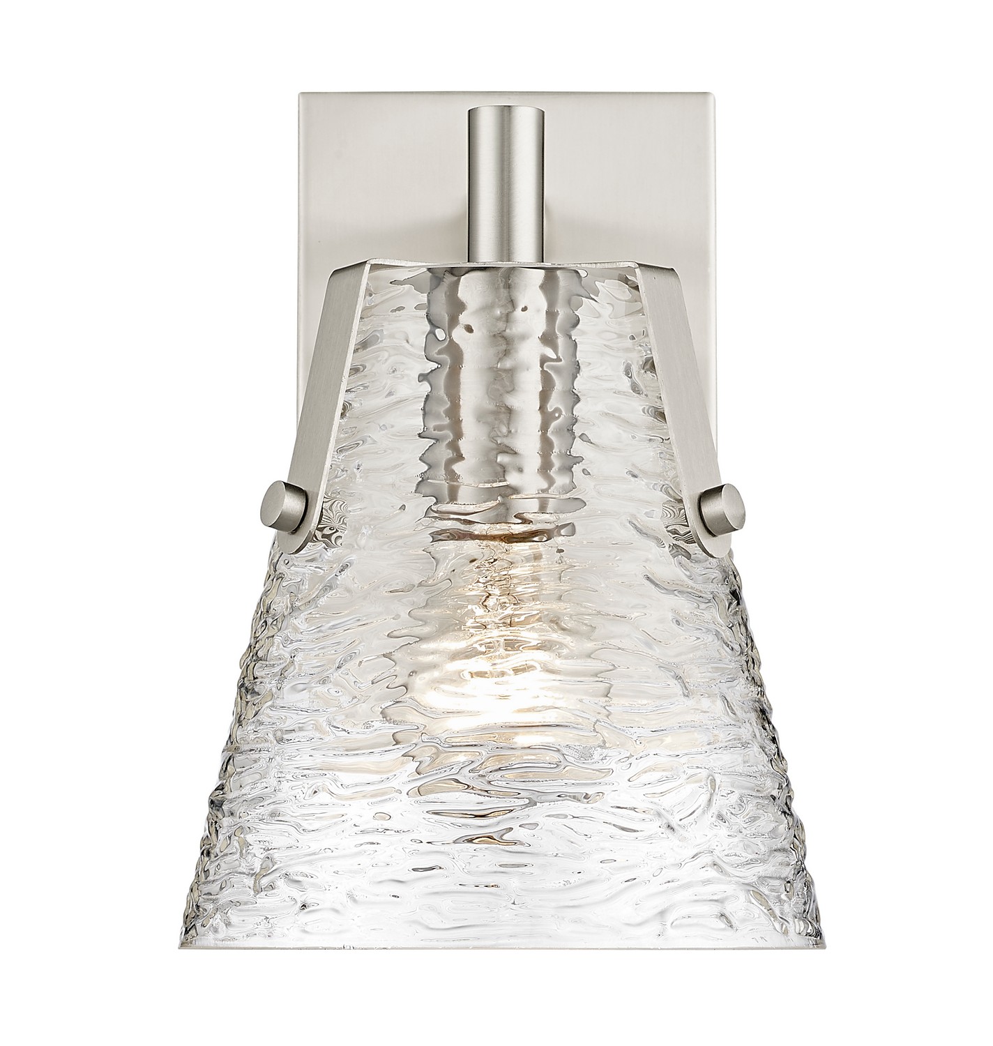 One Light Wall Sconce by Z-Lite - Analia Collection, Brushed Nickel Finish - 1101-1S-BN