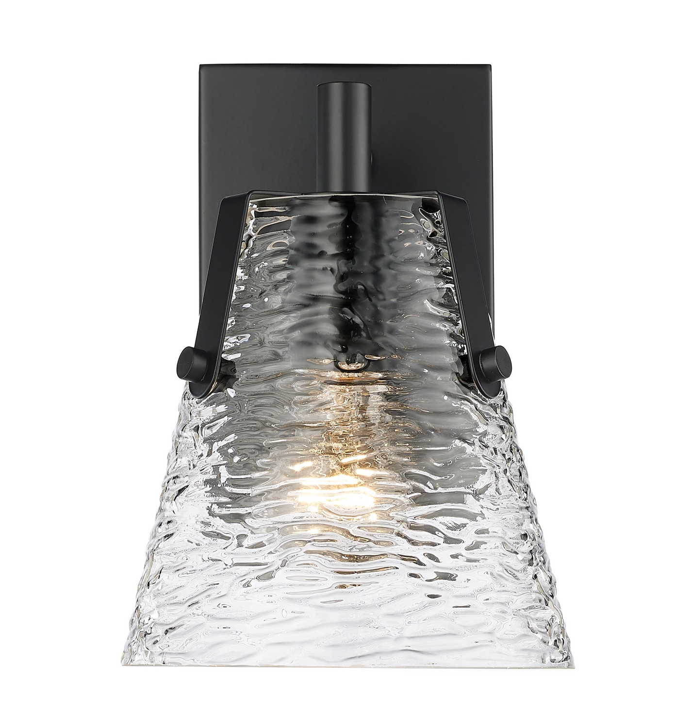 One Light Wall Sconce by Z-Lite - Analia Collection, Matte Black Finish - 1101-1S-MB