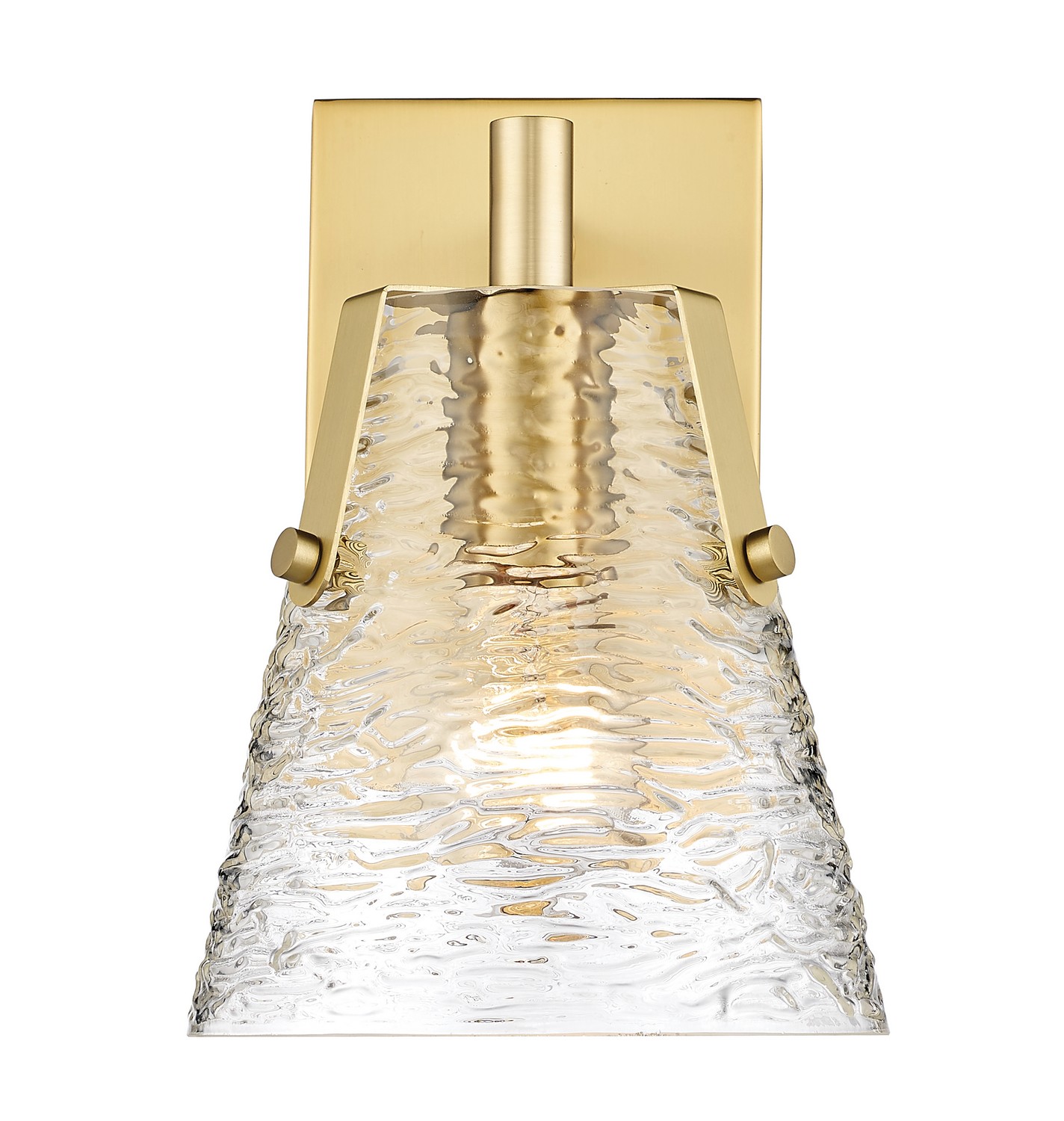 One Light Wall Sconce by Z-Lite - Analia Collection, Modern Gold Finish - 1101-1S-MGLD